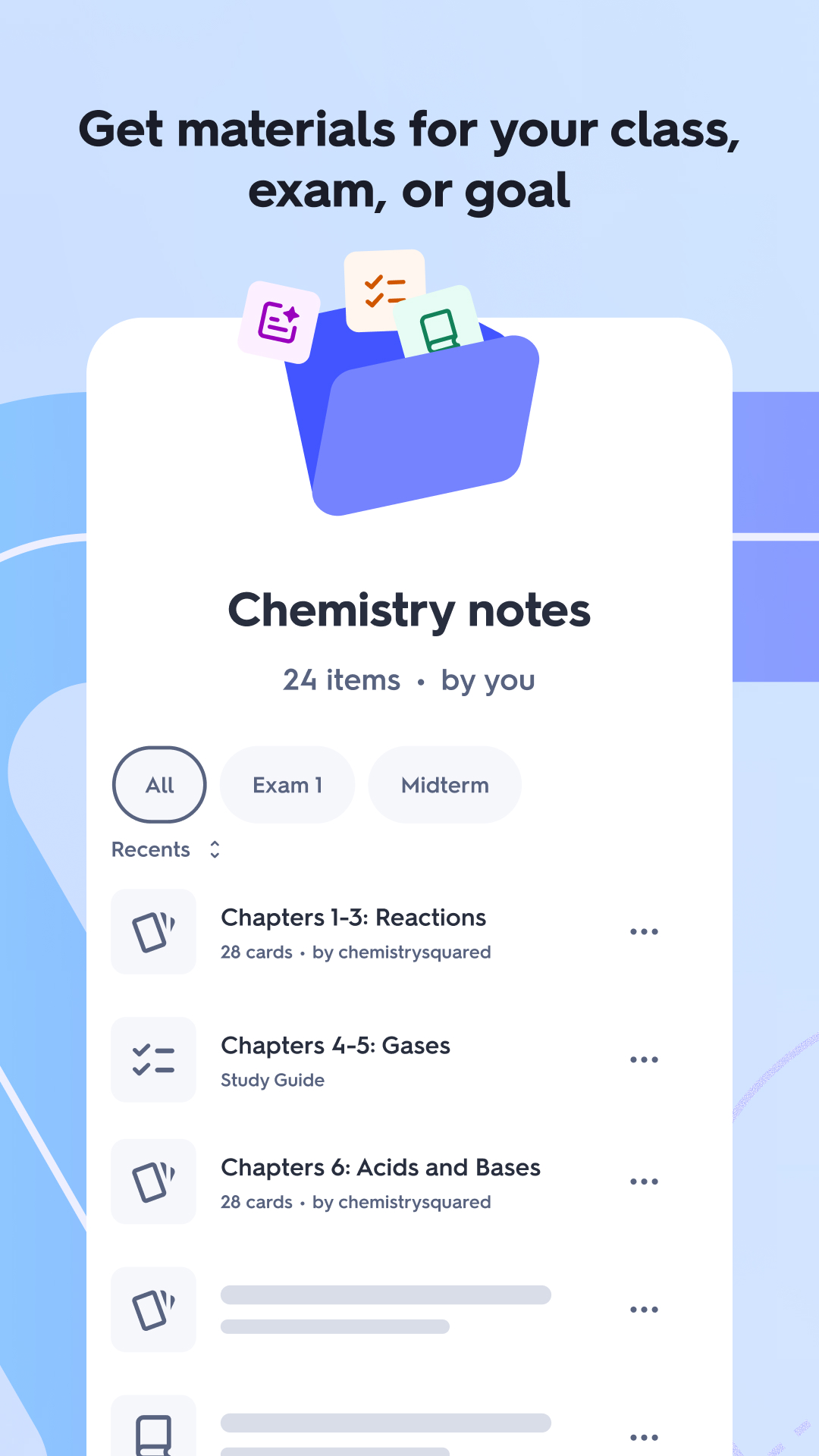 اسکرین شات 3 برنامه Quizlet: More than Flashcards
