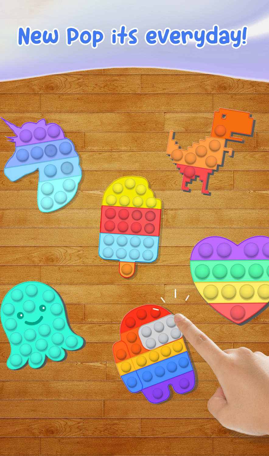 اسکرین شات برنامه Antistress Pop It Game 2022 3