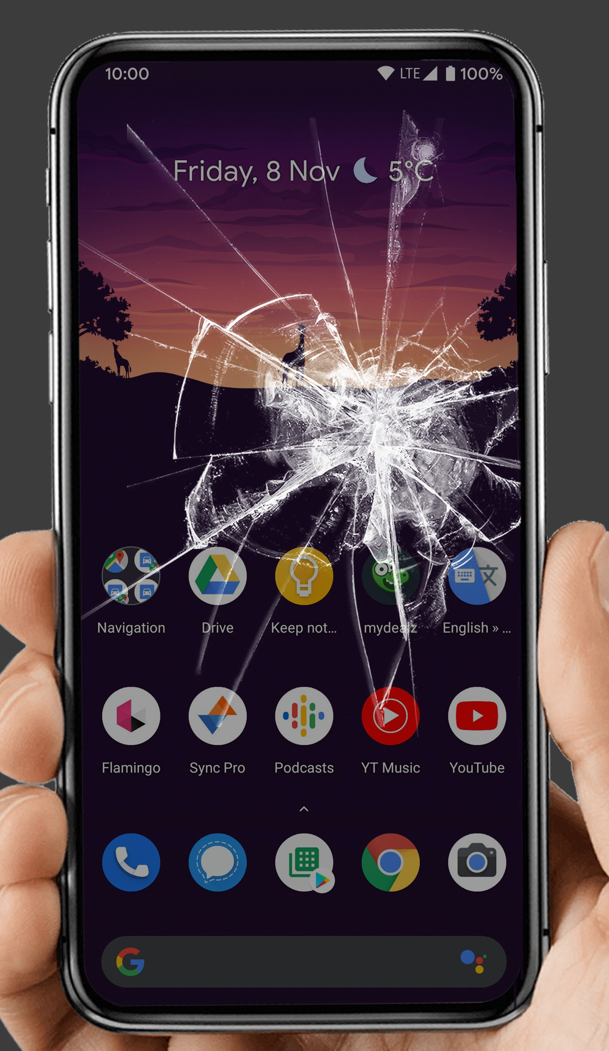 اسکرین شات 3 برنامه Broken Screen Prank 2022