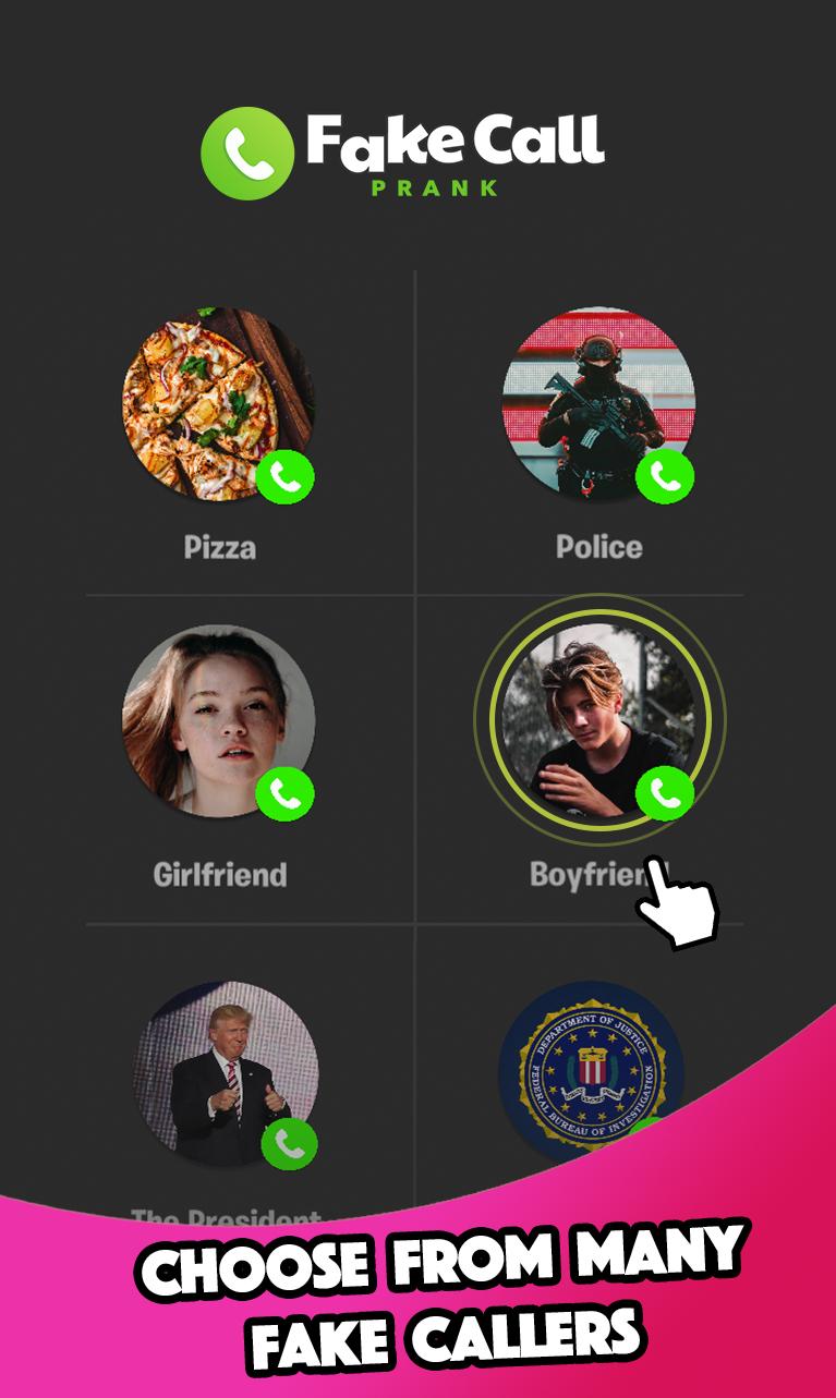 اسکرین شات 4 برنامه Fake Call App Prank