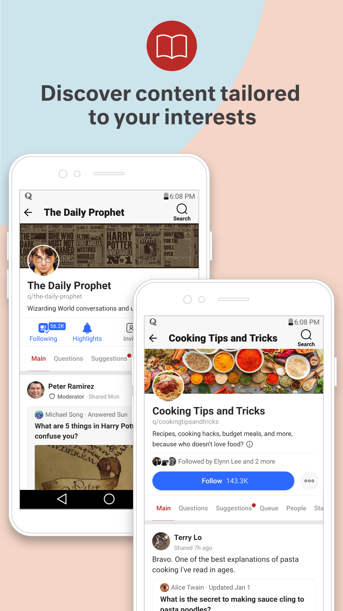 اسکرین شات 2 برنامه Quora: the knowledge platform