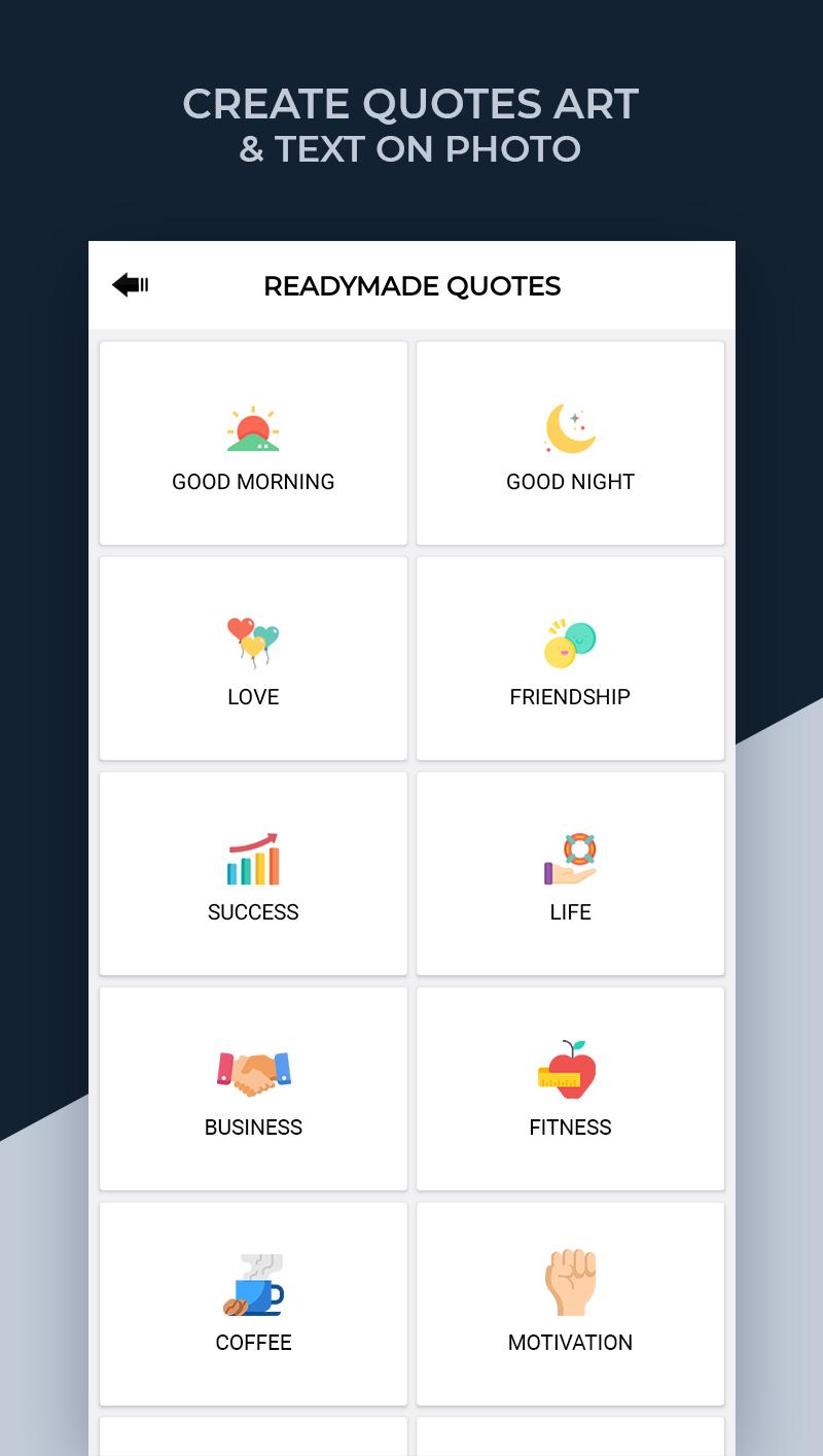 اسکرین شات 2 برنامه Quote Maker - Text On Photo