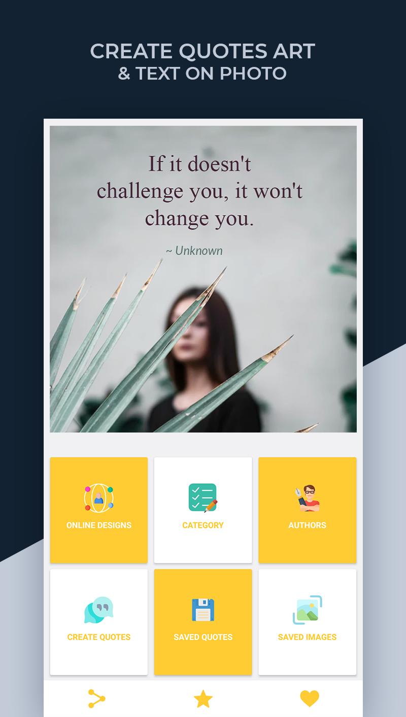اسکرین شات 1 برنامه Quote Maker - Text On Photo