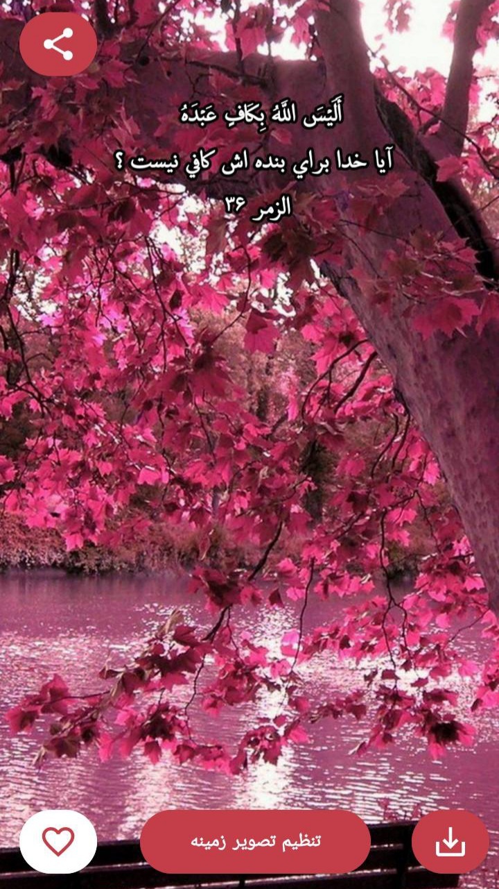 اسکرین شات 6 برنامه قرآن و طبیعت ۲ (تصویر زمینه)