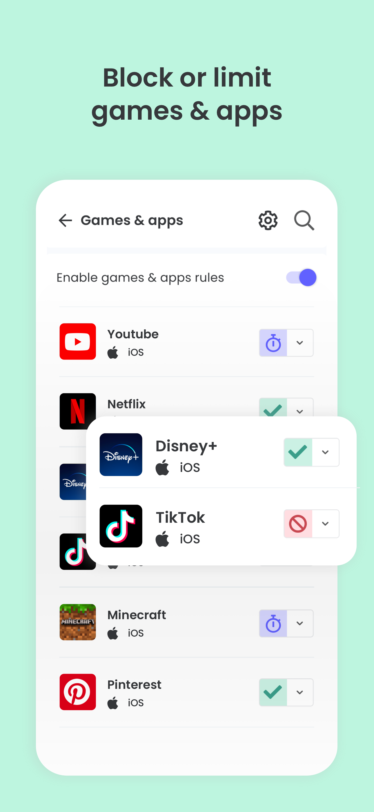 اسکرین شات 3 برنامه Qustodio Parental Control App
