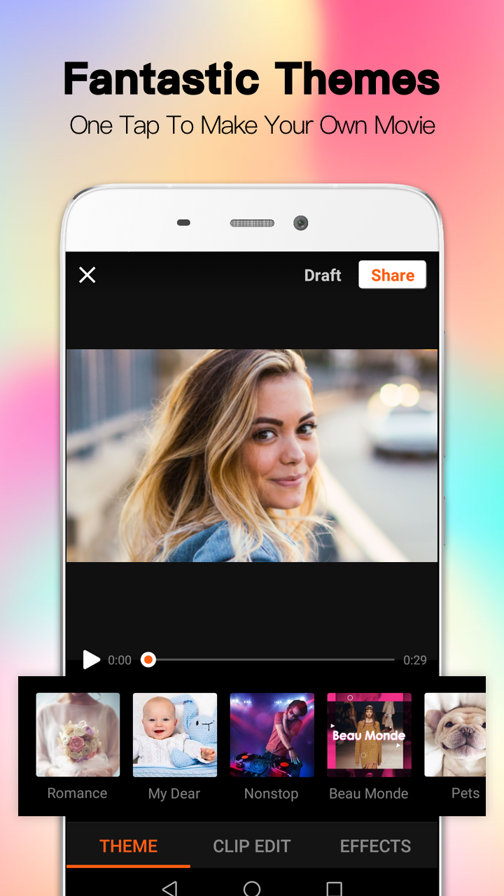 اسکرین شات 4 برنامه VivaVideo Lite:Slideshow Maker