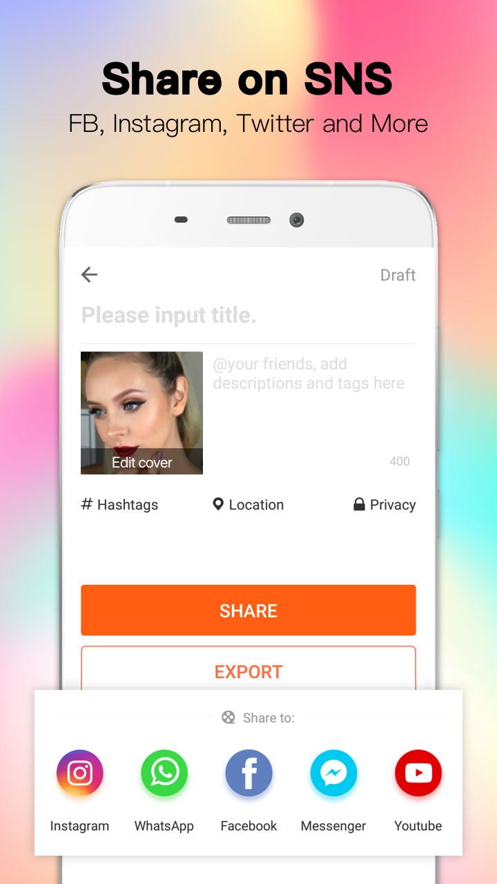اسکرین شات 7 برنامه VivaVideo Lite:Slideshow Maker