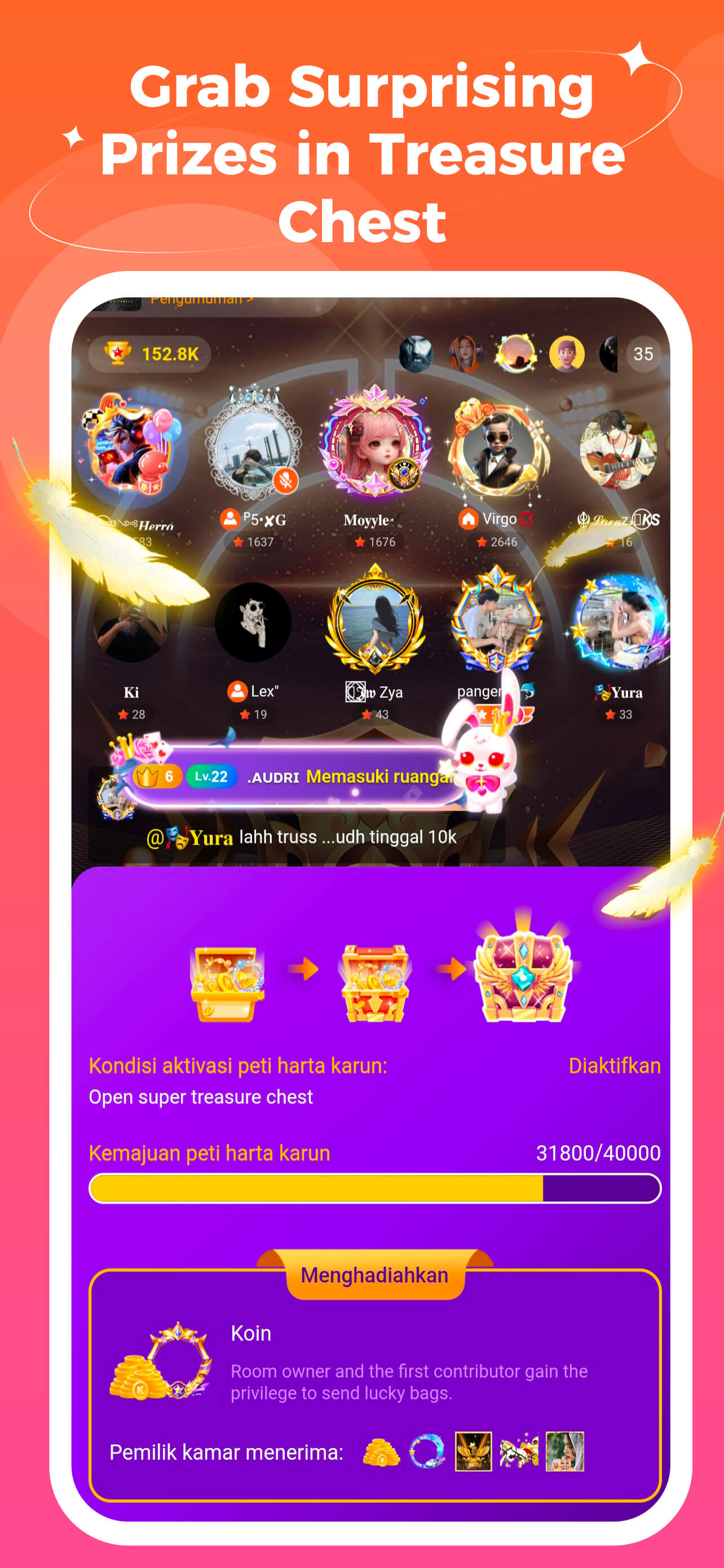 اسکرین شات 3 برنامه Kafu - Voice Chat & Game Play