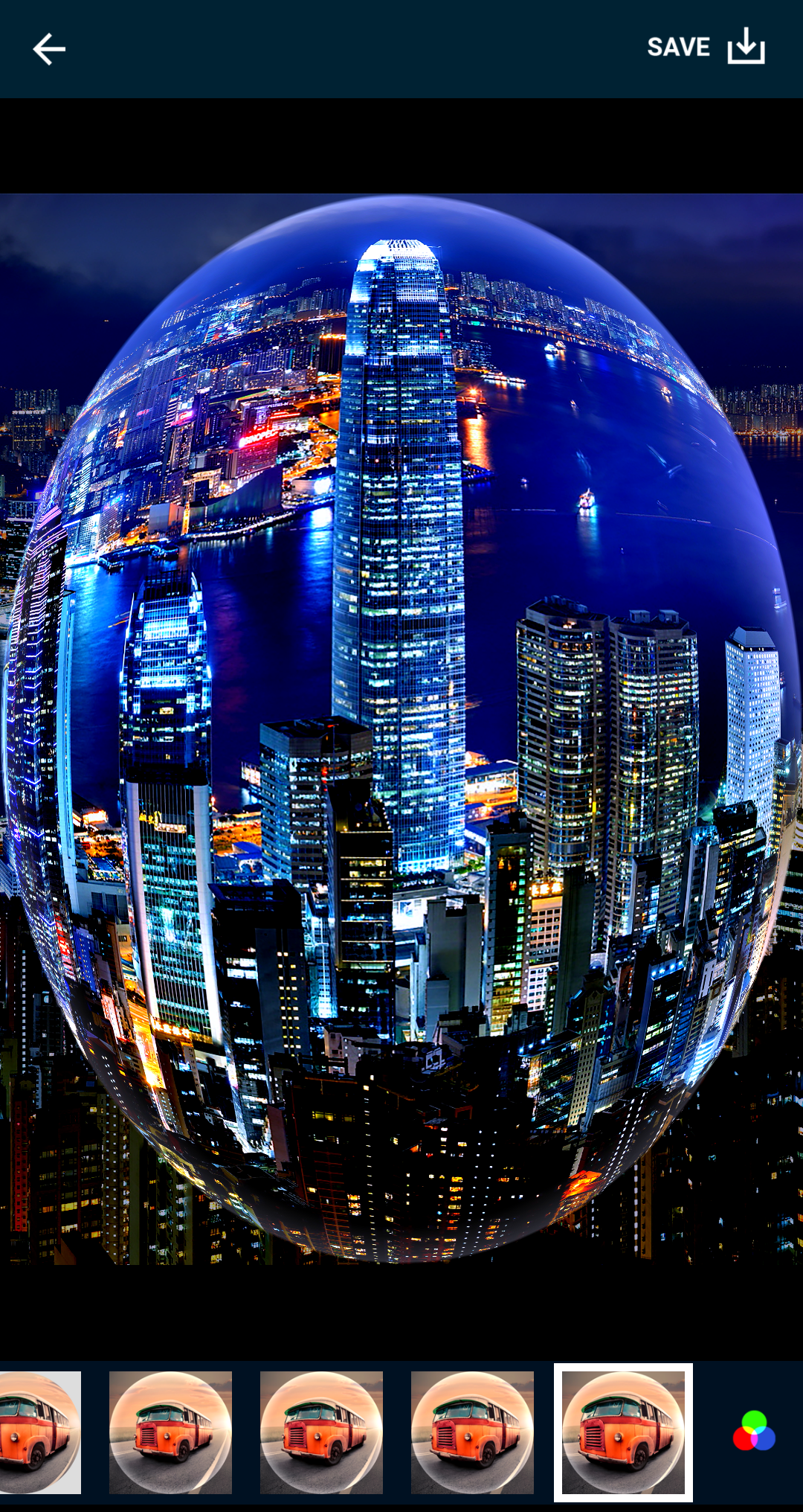 اسکرین شات 4 برنامه Fisheye Lens Pro