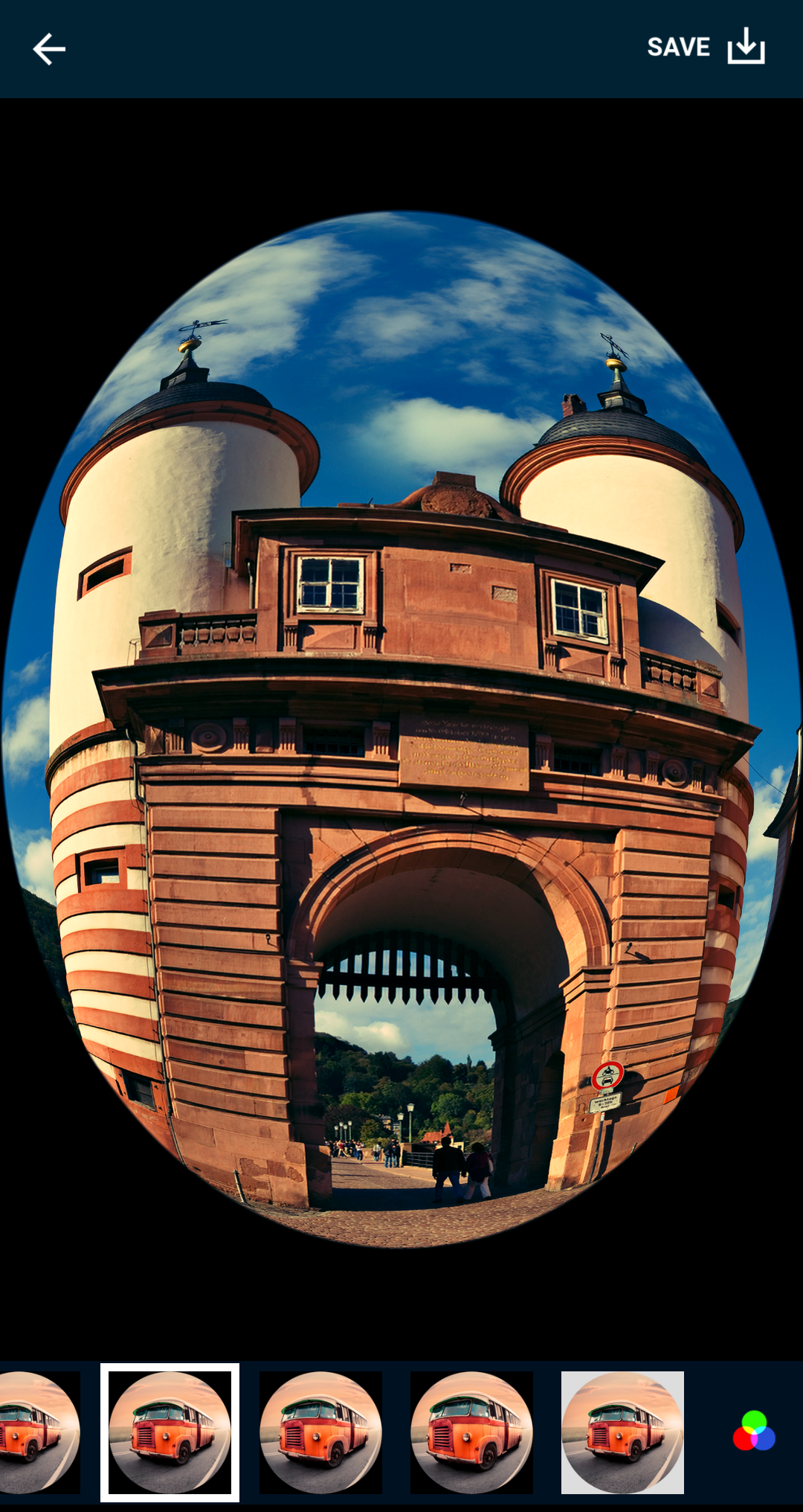 اسکرین شات 5 برنامه Fisheye Lens Pro
