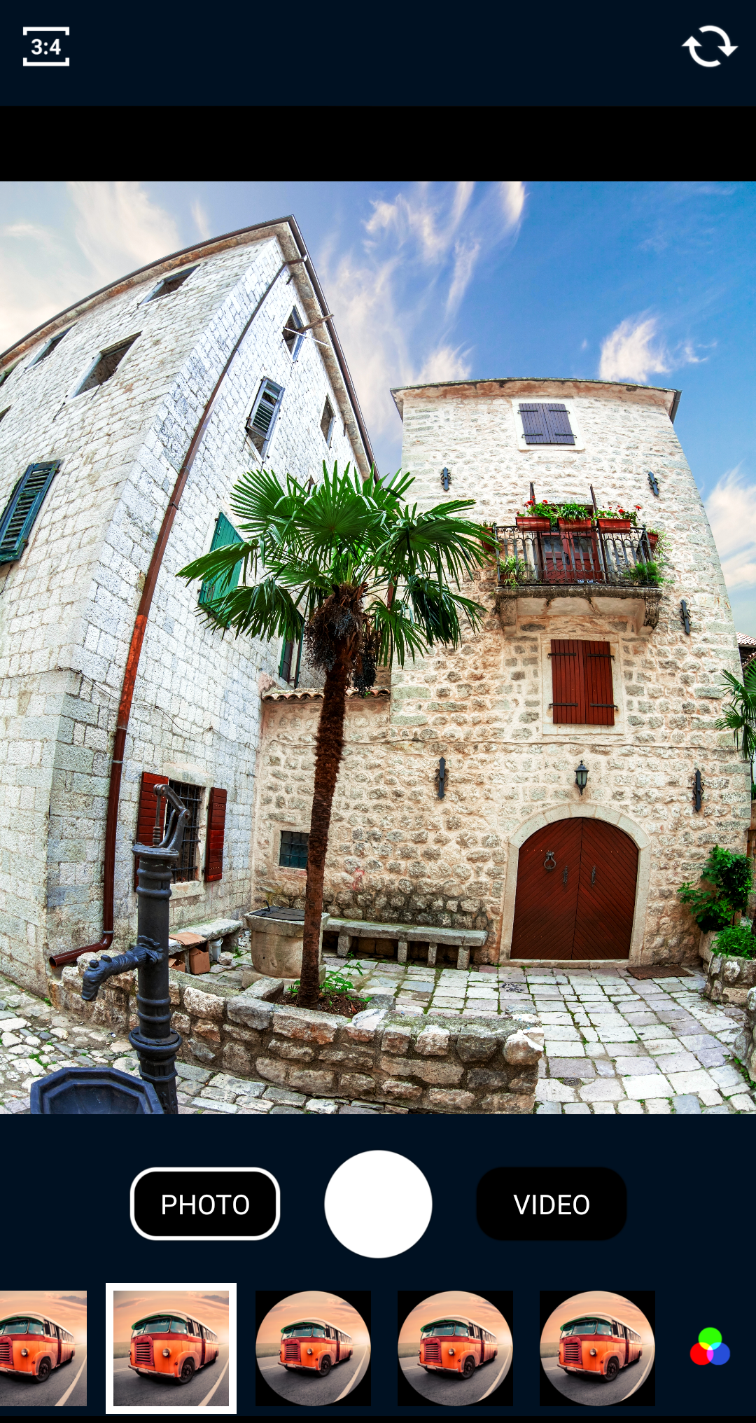 اسکرین شات 2 برنامه Fisheye Lens Pro