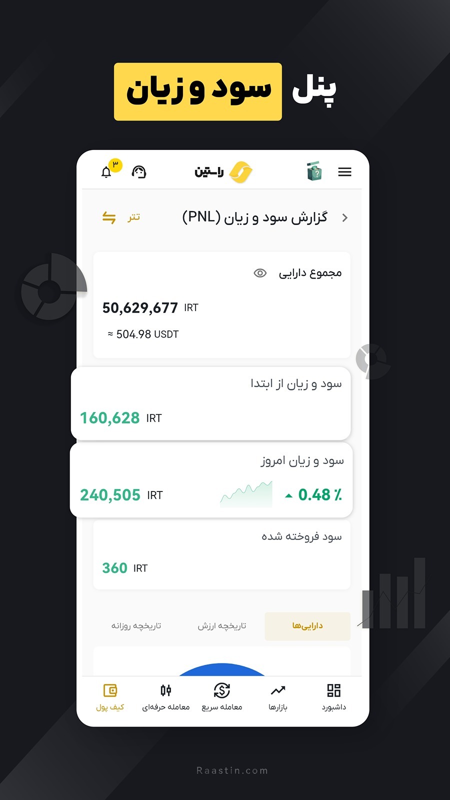اسکرین شات 5 برنامه ‏راستین: خرید ارز دیجیتال و بیت کوین