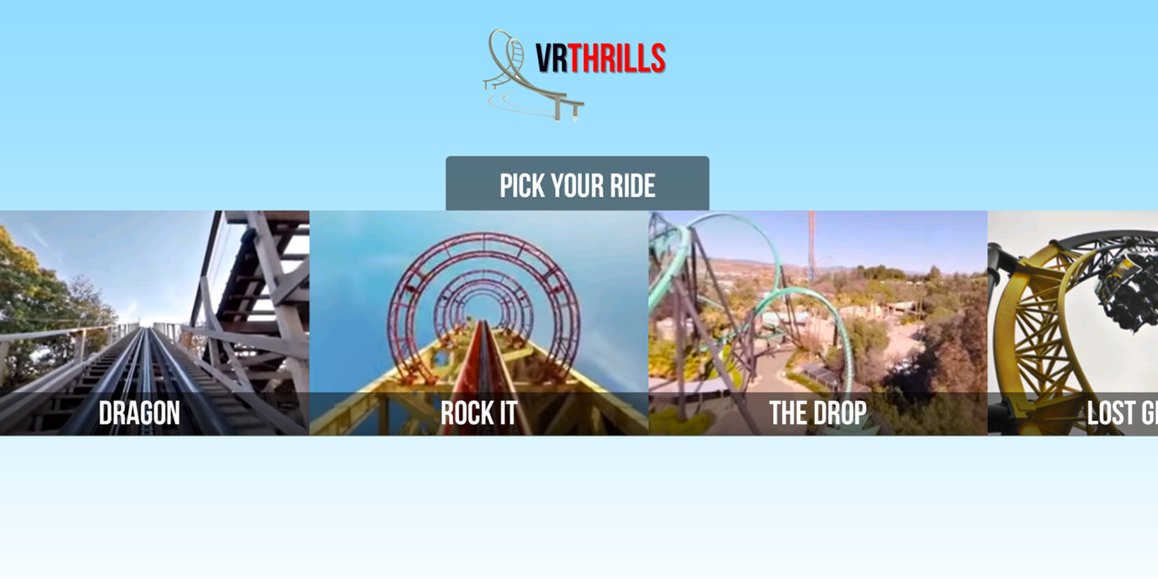 اسکرین شات 1 بازی VR Thrills Roller Coaster Game