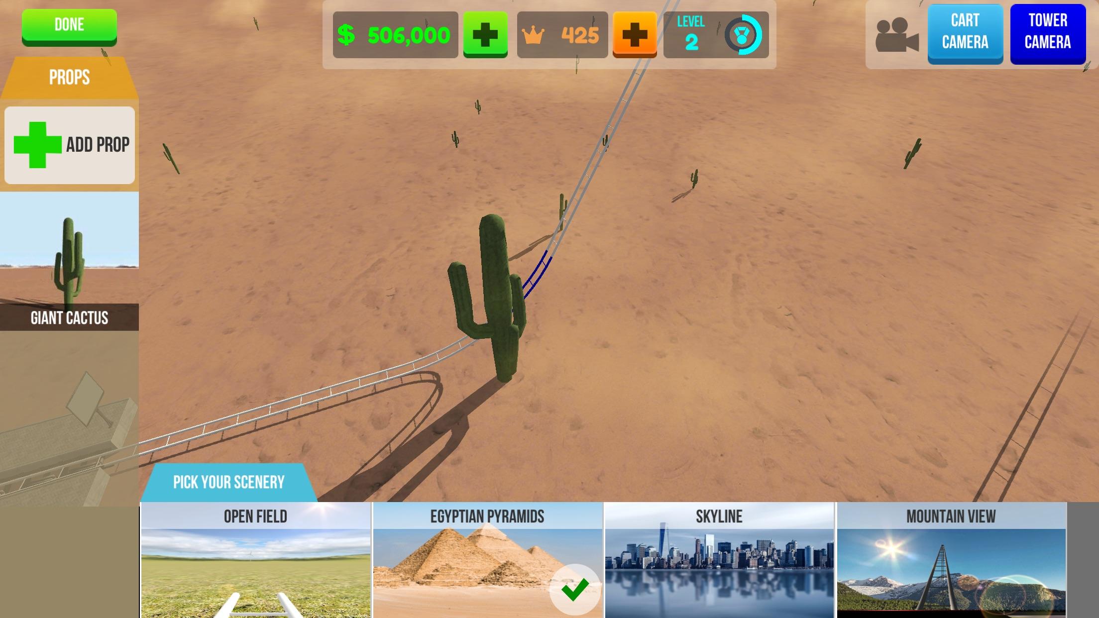 اسکرین شات 3 بازی Roller Coaster Builder