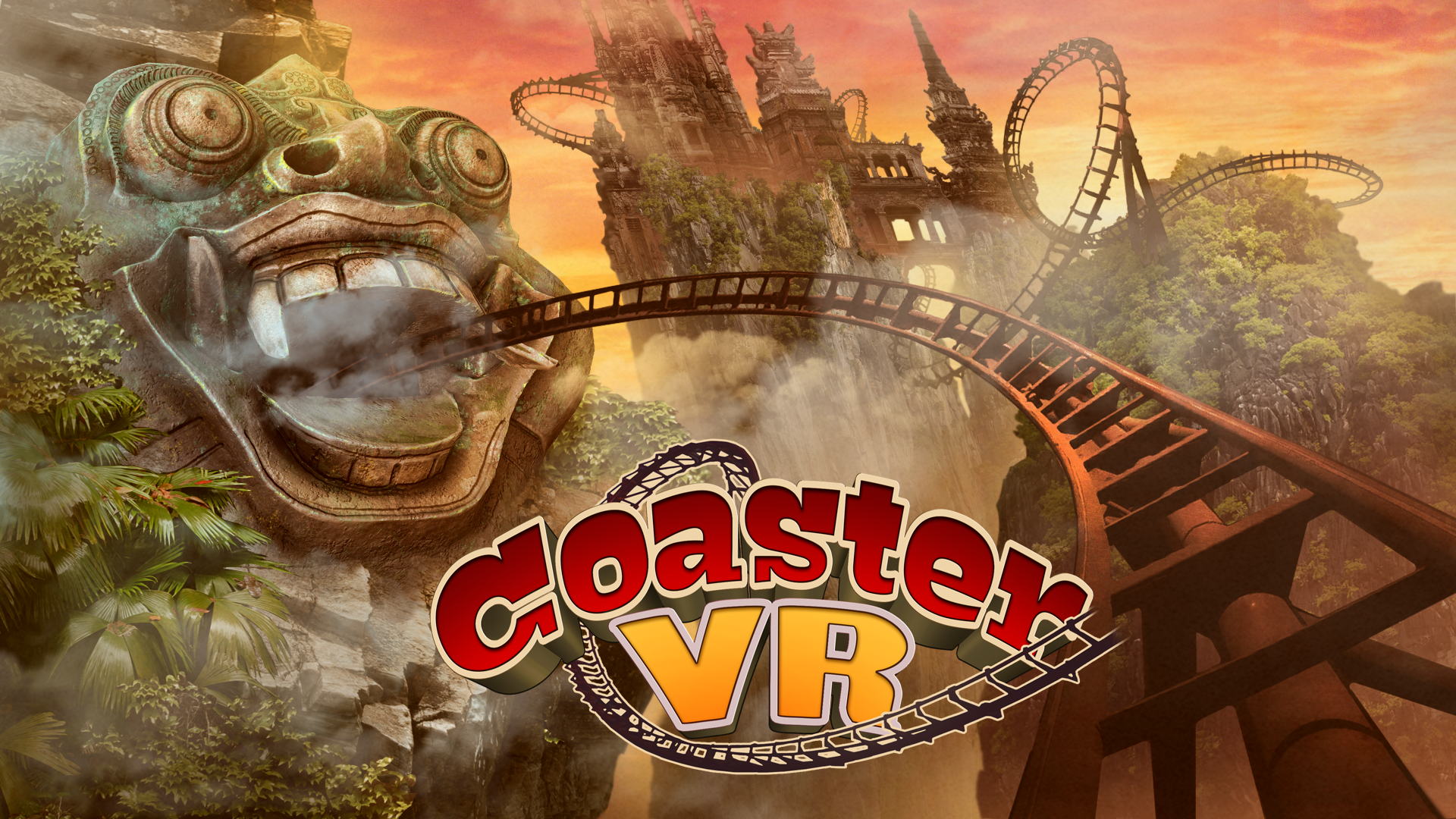 اسکرین شات 1 بازی VR Temple Roller Coaster