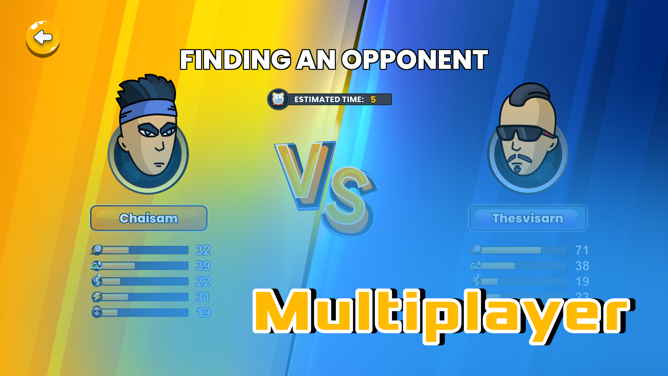 اسکرین شات 5 بازی Soccer Spike - Kick Volleyball