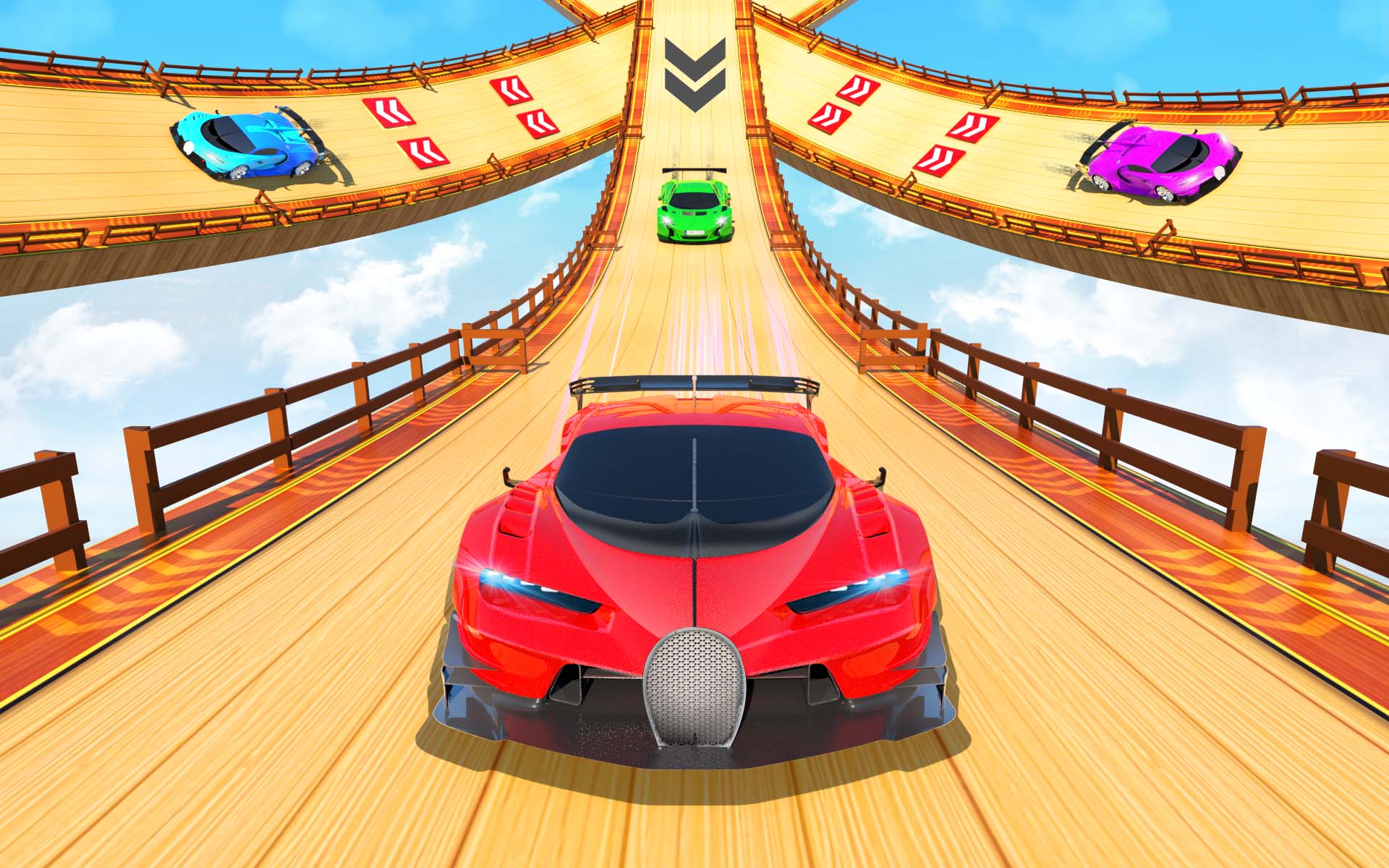 اسکرین شات 6 برنامه GT Car Stunt Games - Car Games