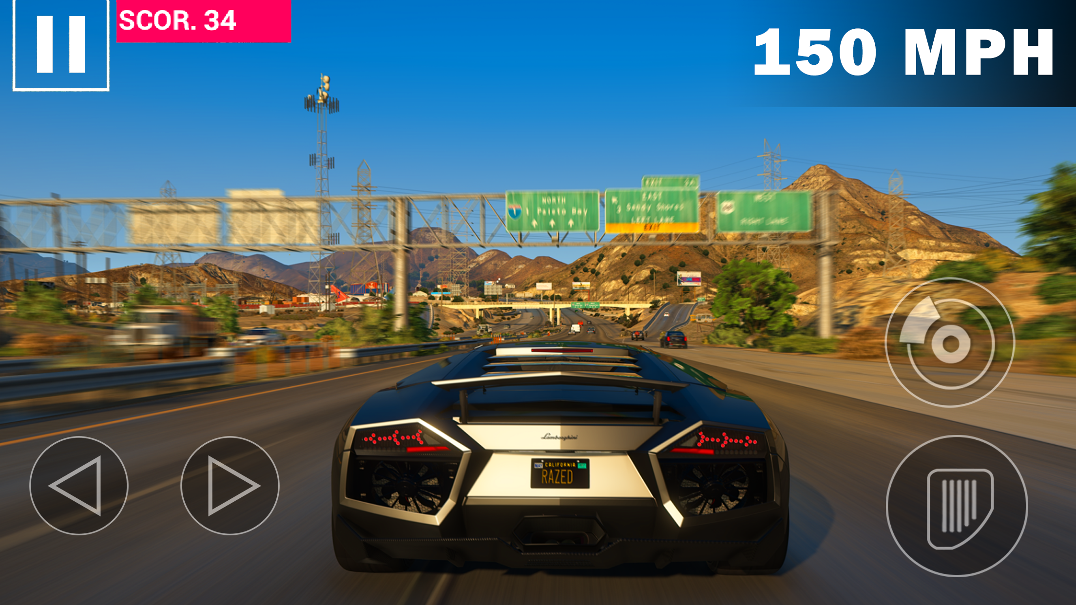 اسکرین شات 1 بازی Speed X: Traffic Racer Driving