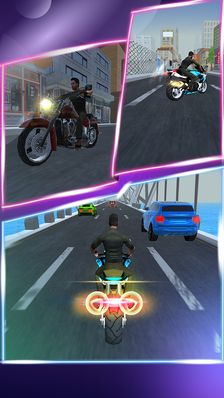 اسکرین شات 2 بازی Racing Moto 3D