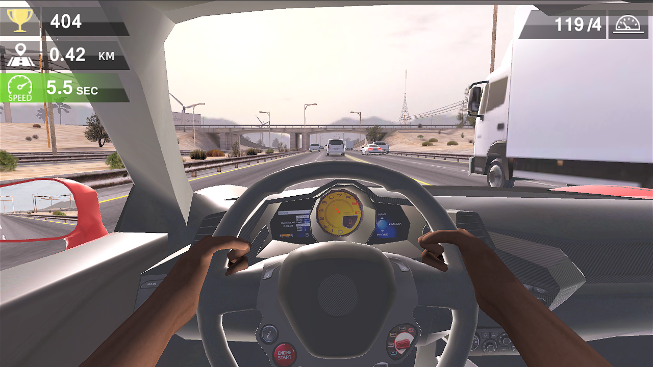 اسکرین شات 1 بازی Racing Traffic Car Speed