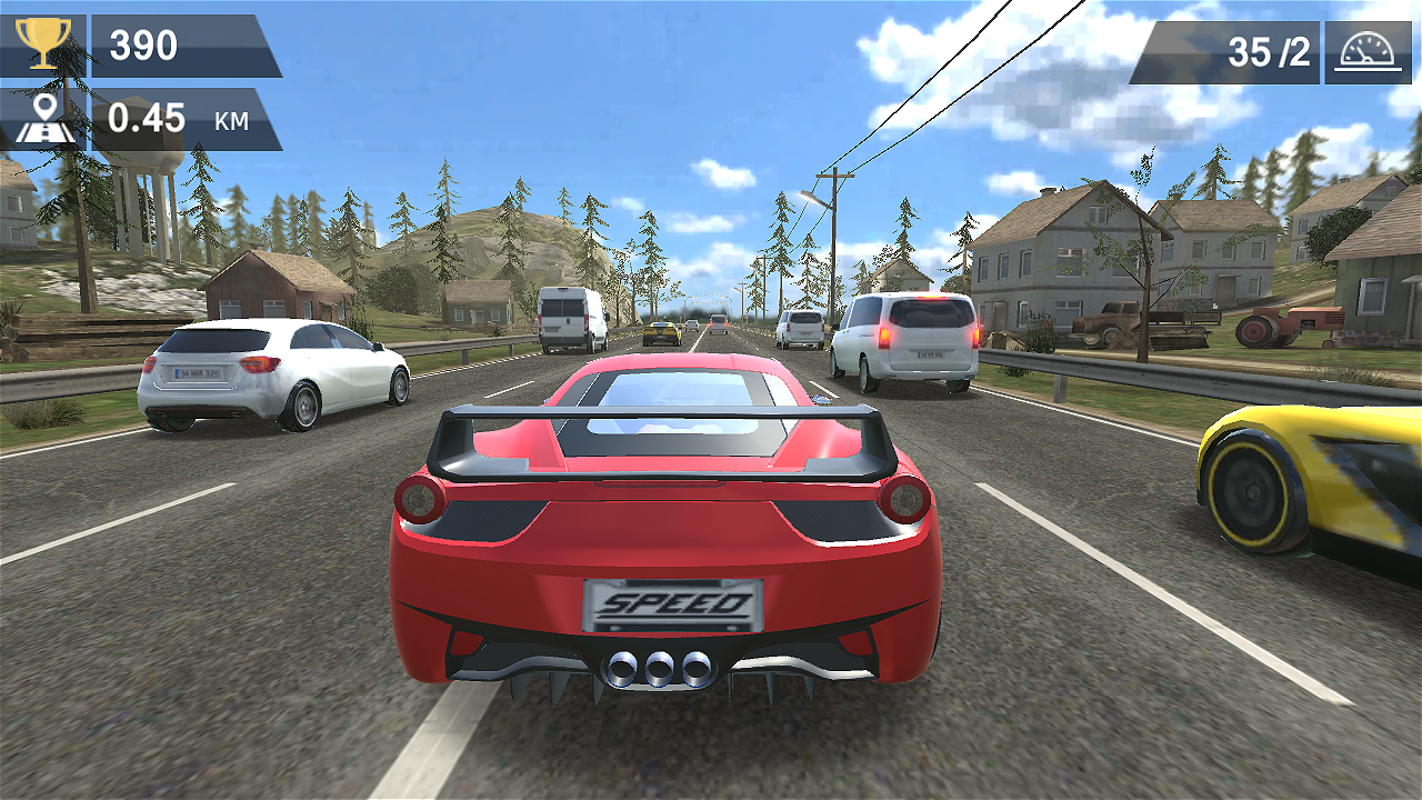 اسکرین شات 5 بازی Racing Traffic Car Speed