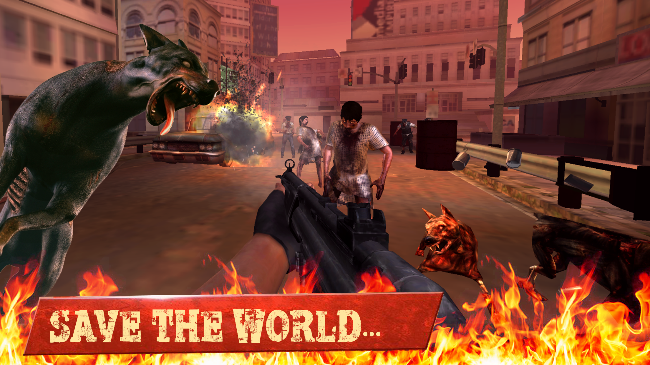 اسکرین شات 2 بازی Strike Plague: Zombie Game