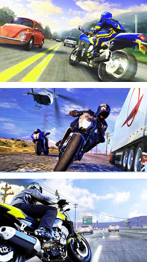 اسکرین شات 4 بازی Racing Moto: Speed Traffic Rider 3D
