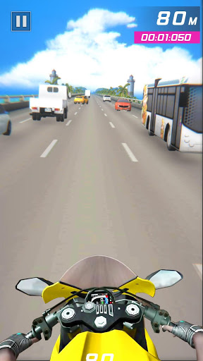 اسکرین شات 7 بازی Racing Moto: Speed Traffic Rider 3D