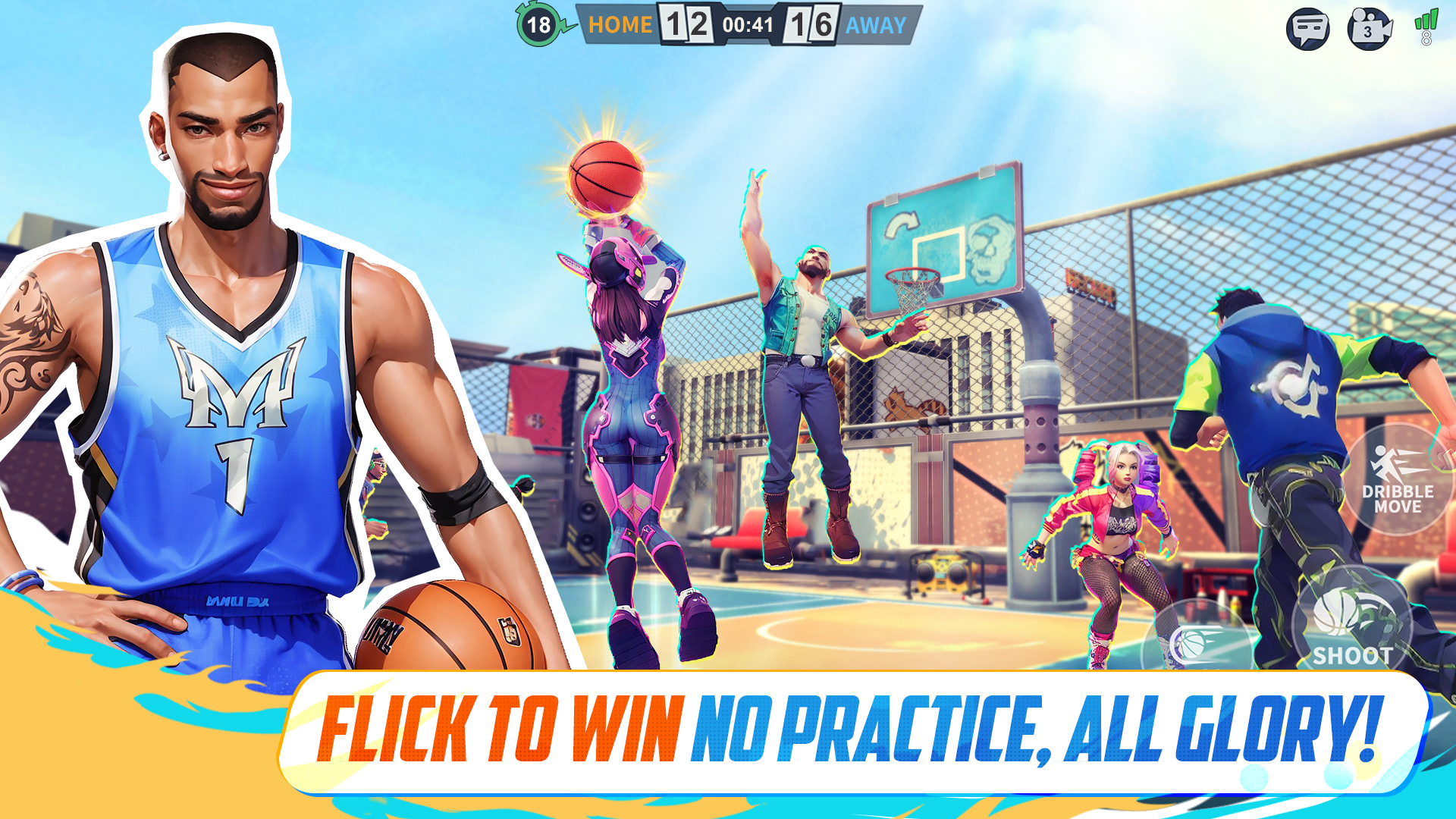 اسکرین شات 2 بازی Streetball Allstar