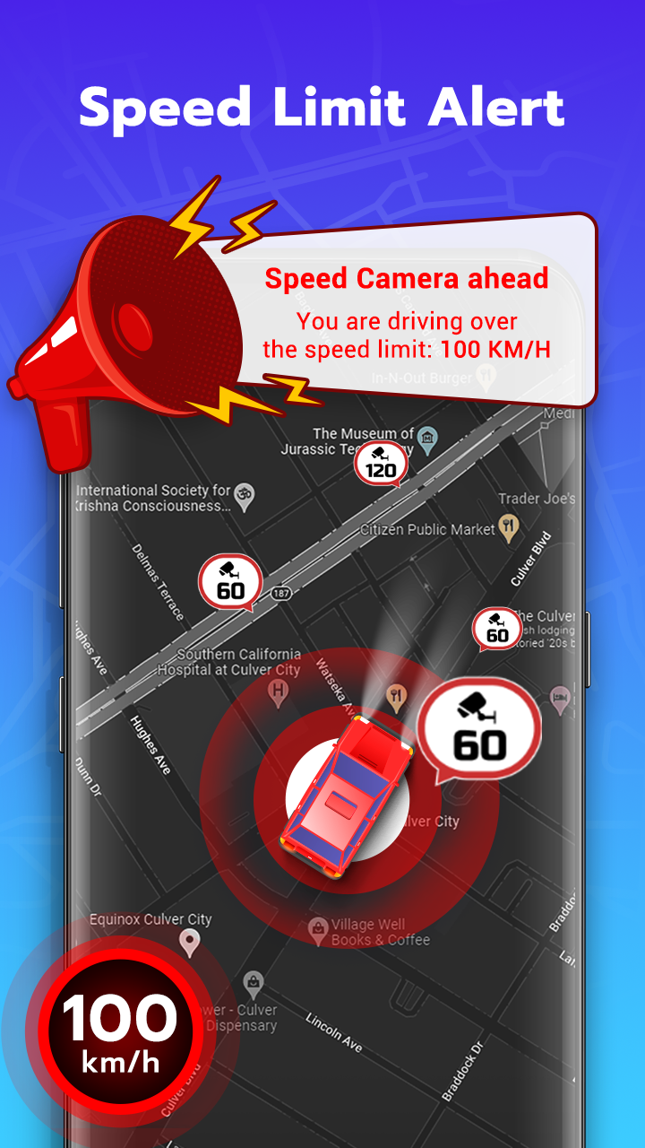 اسکرین شات 2 برنامه Speed Camera Radar: AntiPolice