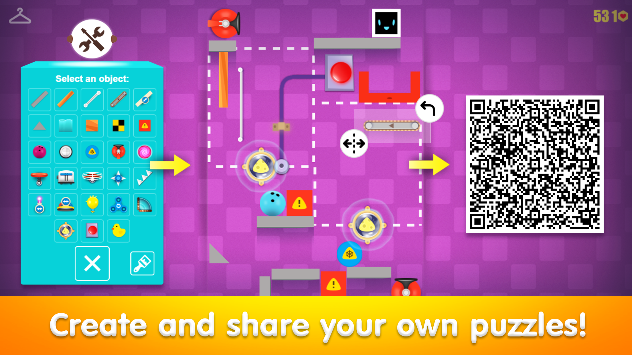 اسکرین شات 8 بازی Heart Box: physics puzzle game