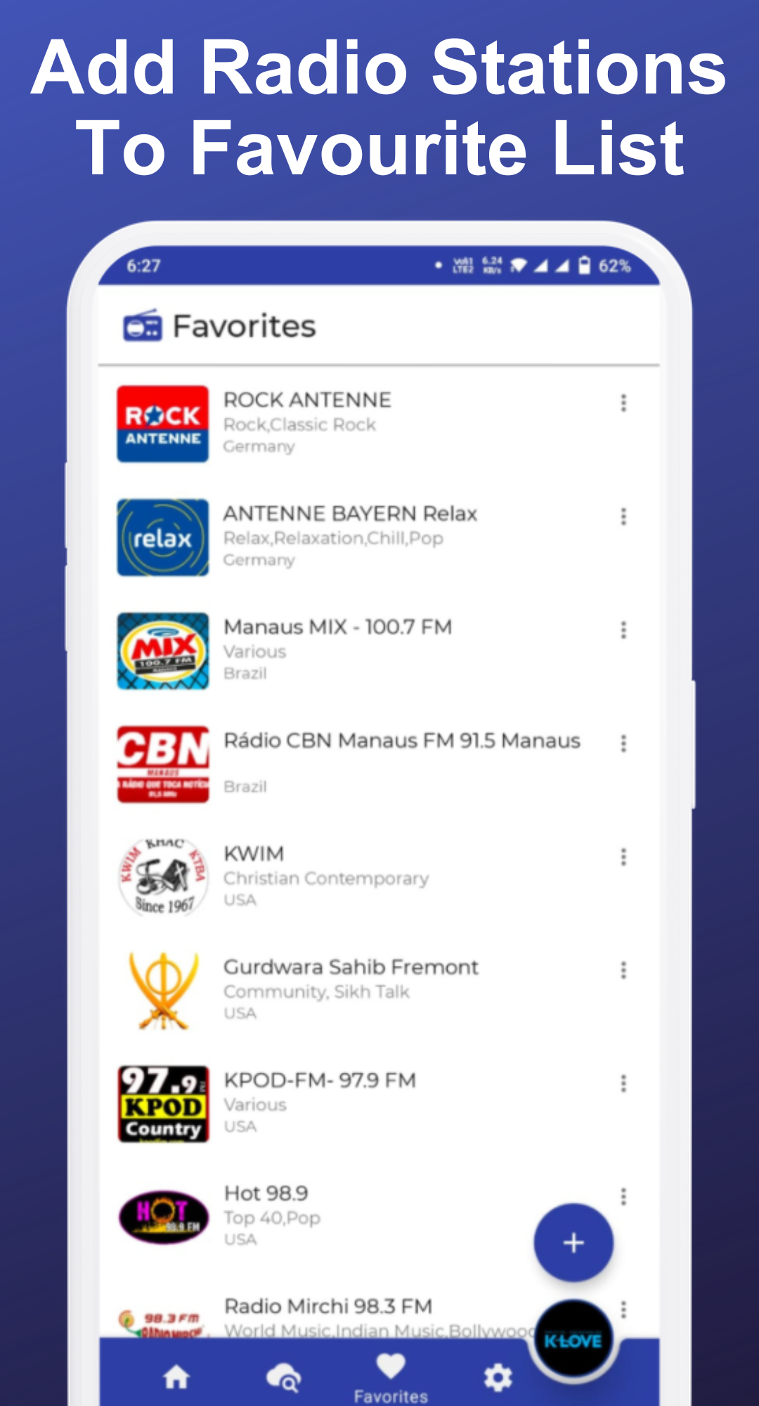 اسکرین شات 3 برنامه FM Radio: FM, Radio & Radio FM