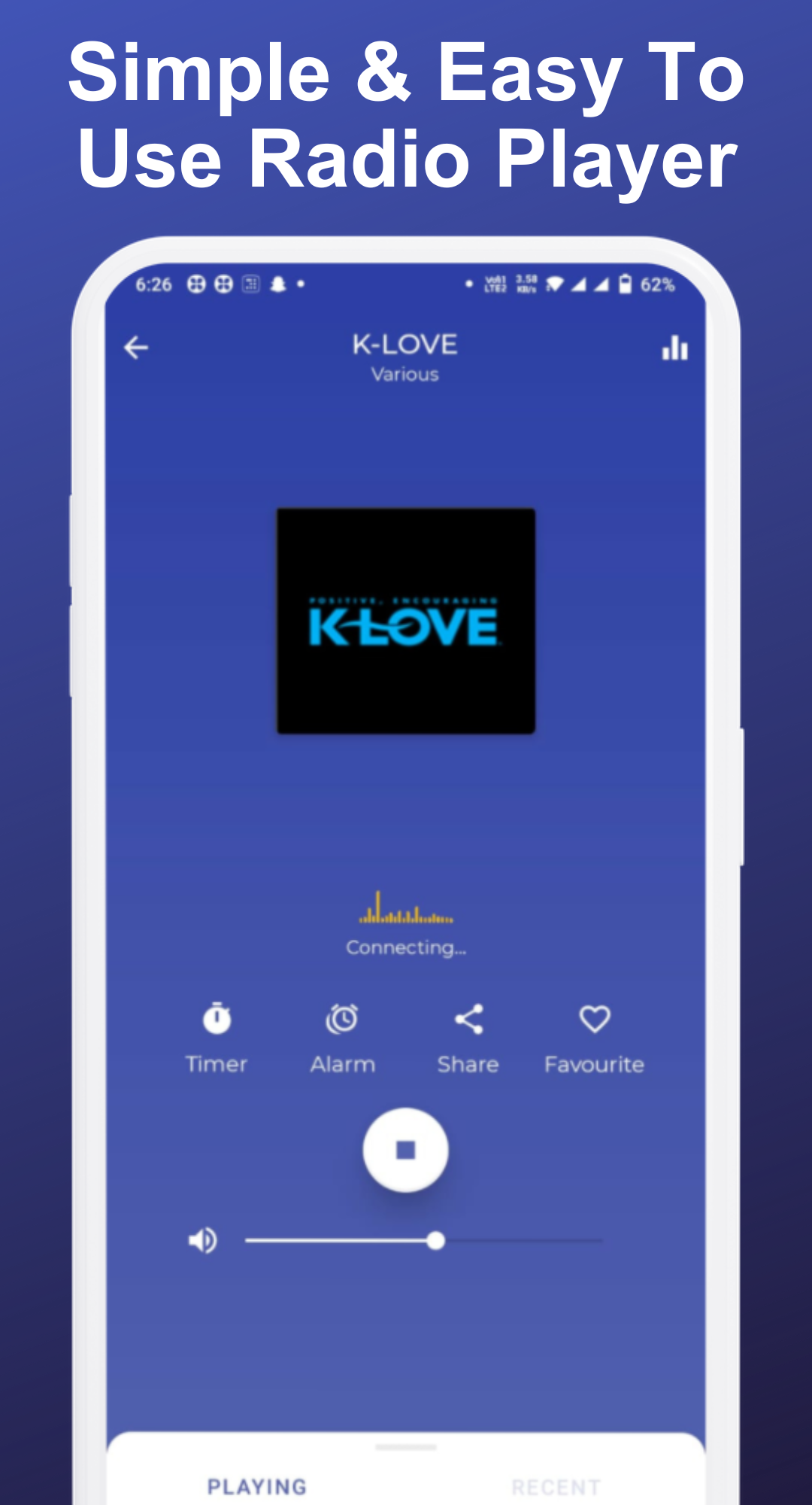 اسکرین شات 2 برنامه FM Radio: FM, Radio & Radio FM