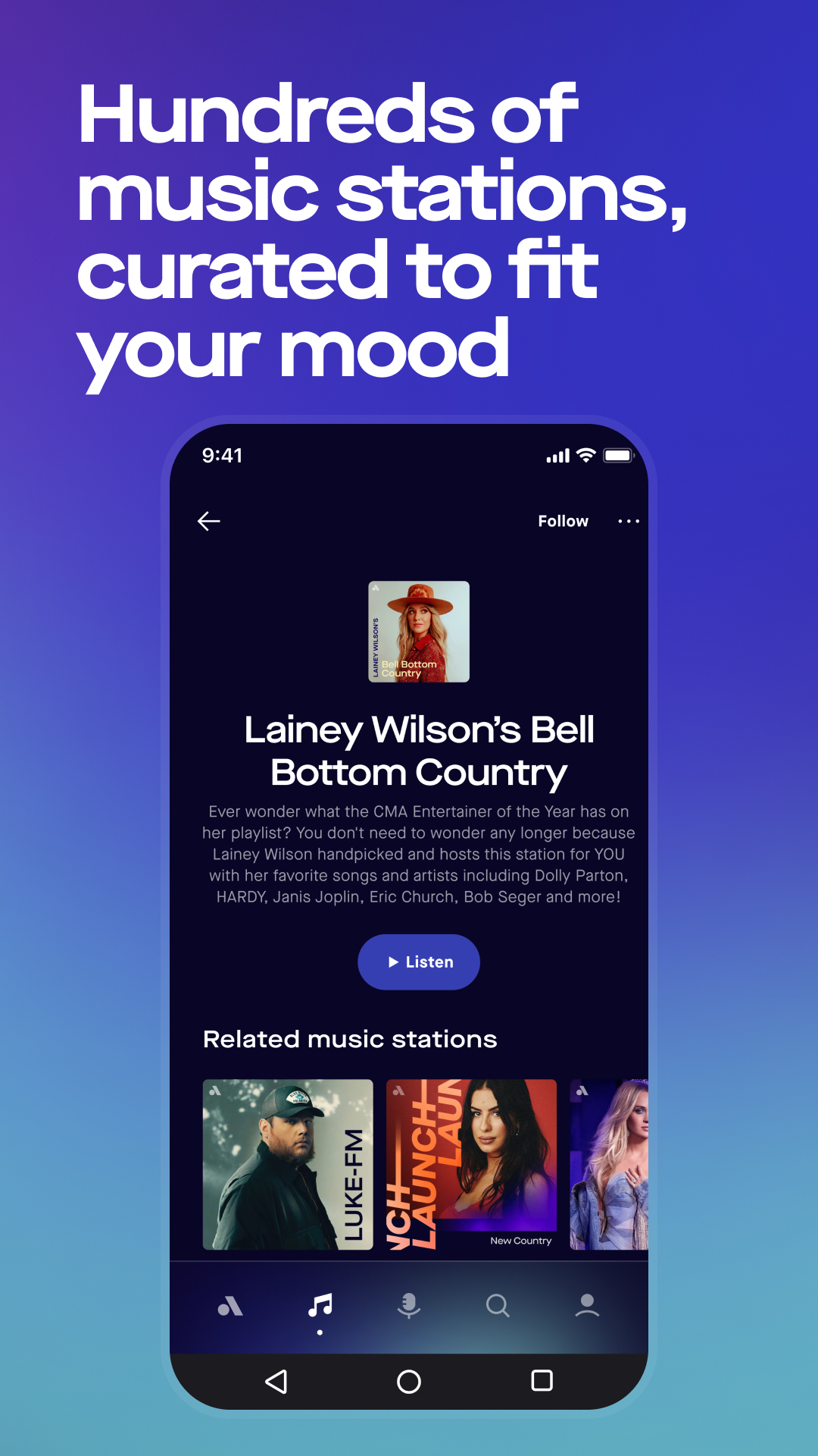 اسکرین شات 6 برنامه Audacy: Radio & Sports Talk