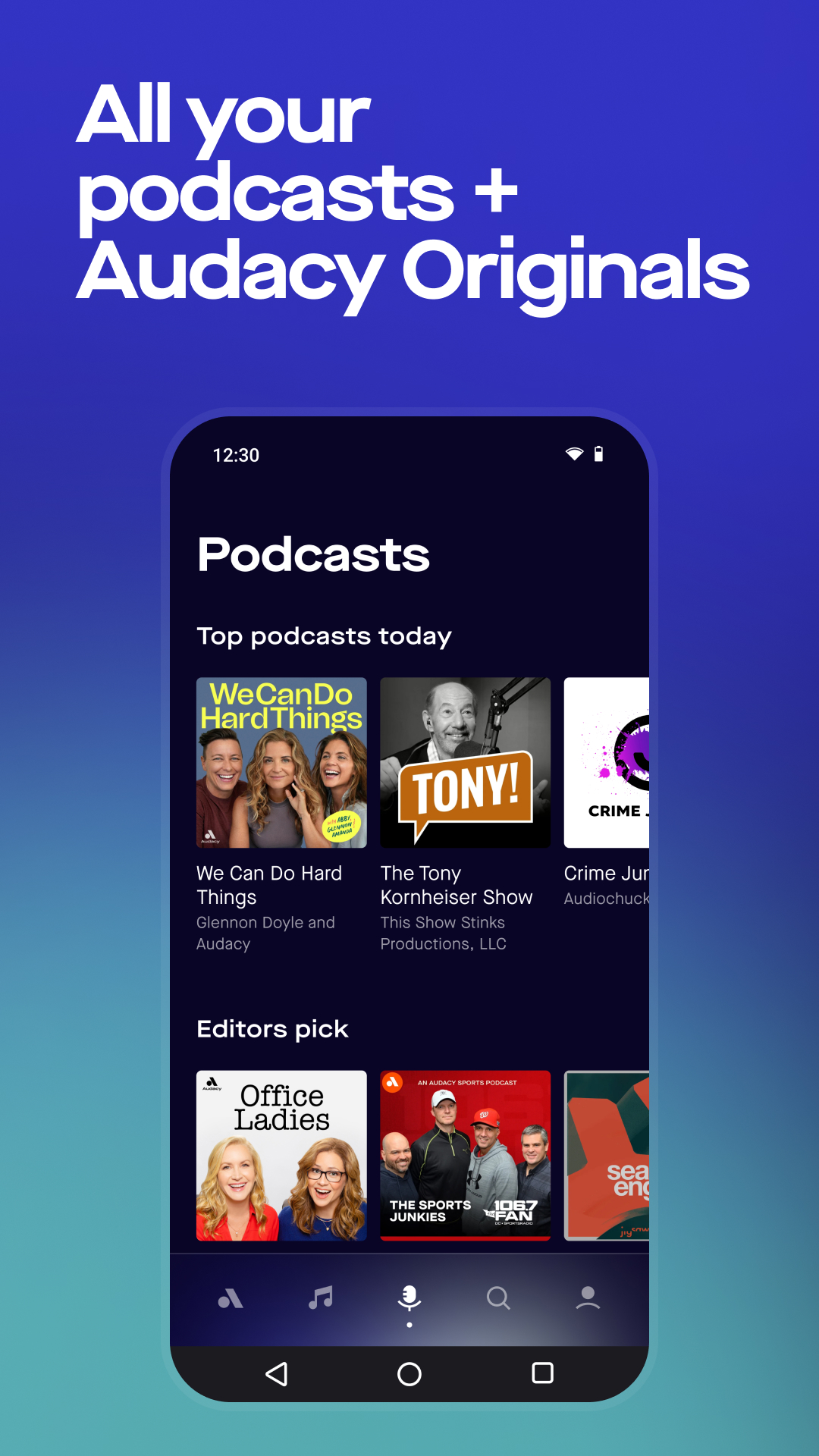 اسکرین شات 8 برنامه Audacy: Radio & Sports Talk