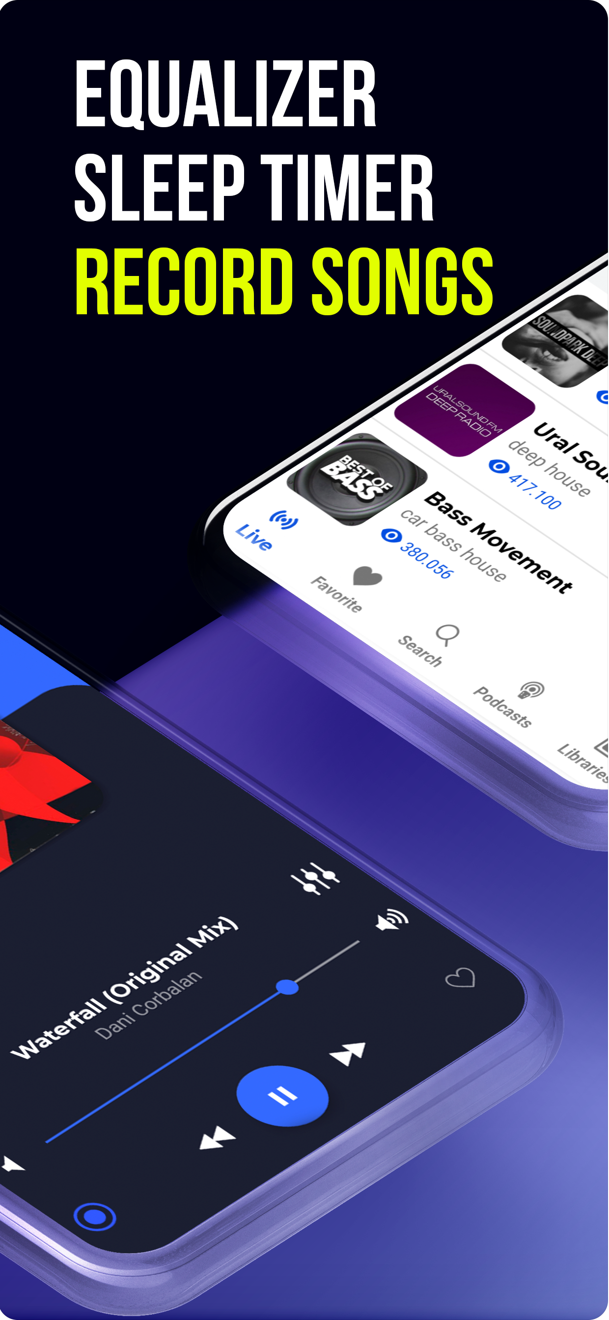 اسکرین شات 2 برنامه Deep House Radio - EDM Music