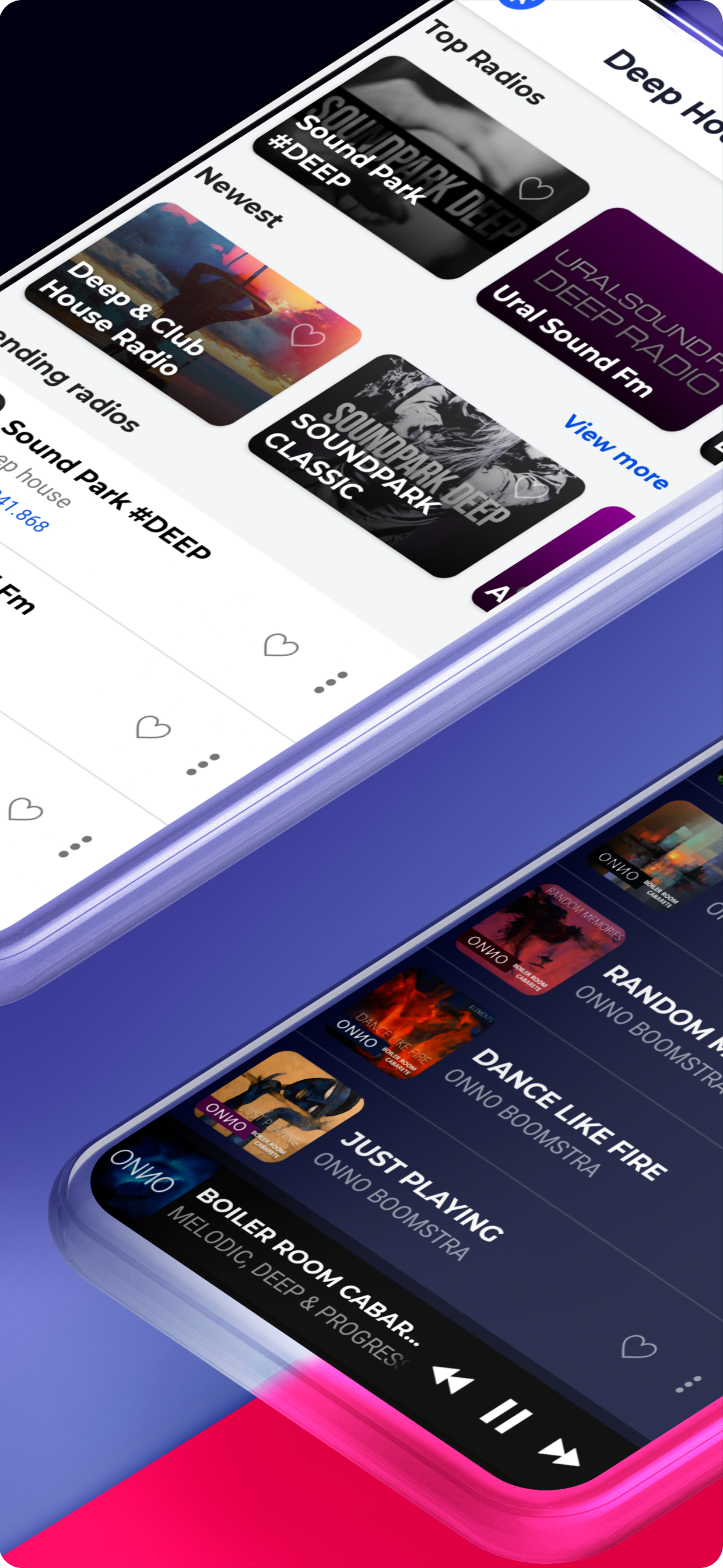 اسکرین شات 3 برنامه Deep House Radio - EDM Music