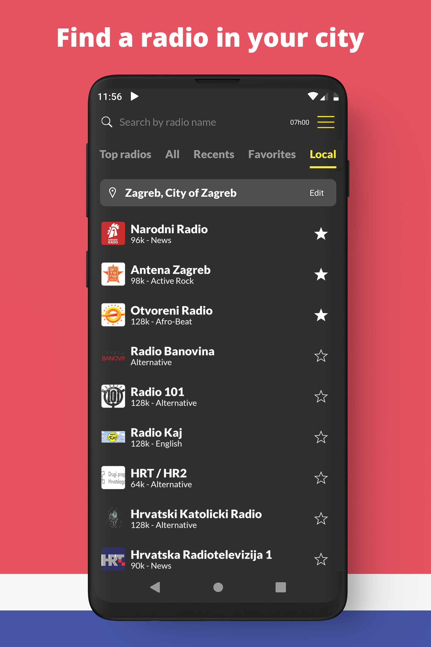 اسکرین شات 6 برنامه Radio Croatia FM online
