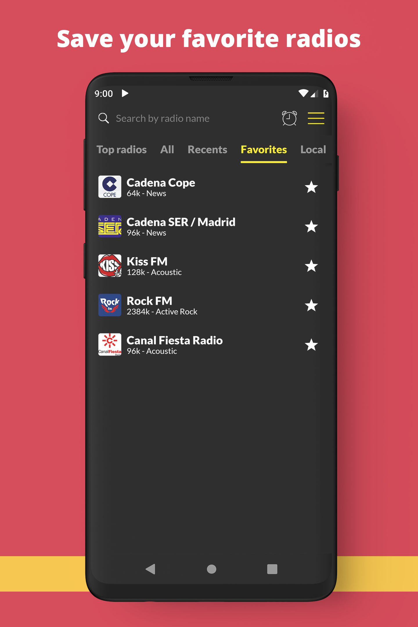 اسکرین شات 3 برنامه Live Spanish Radios