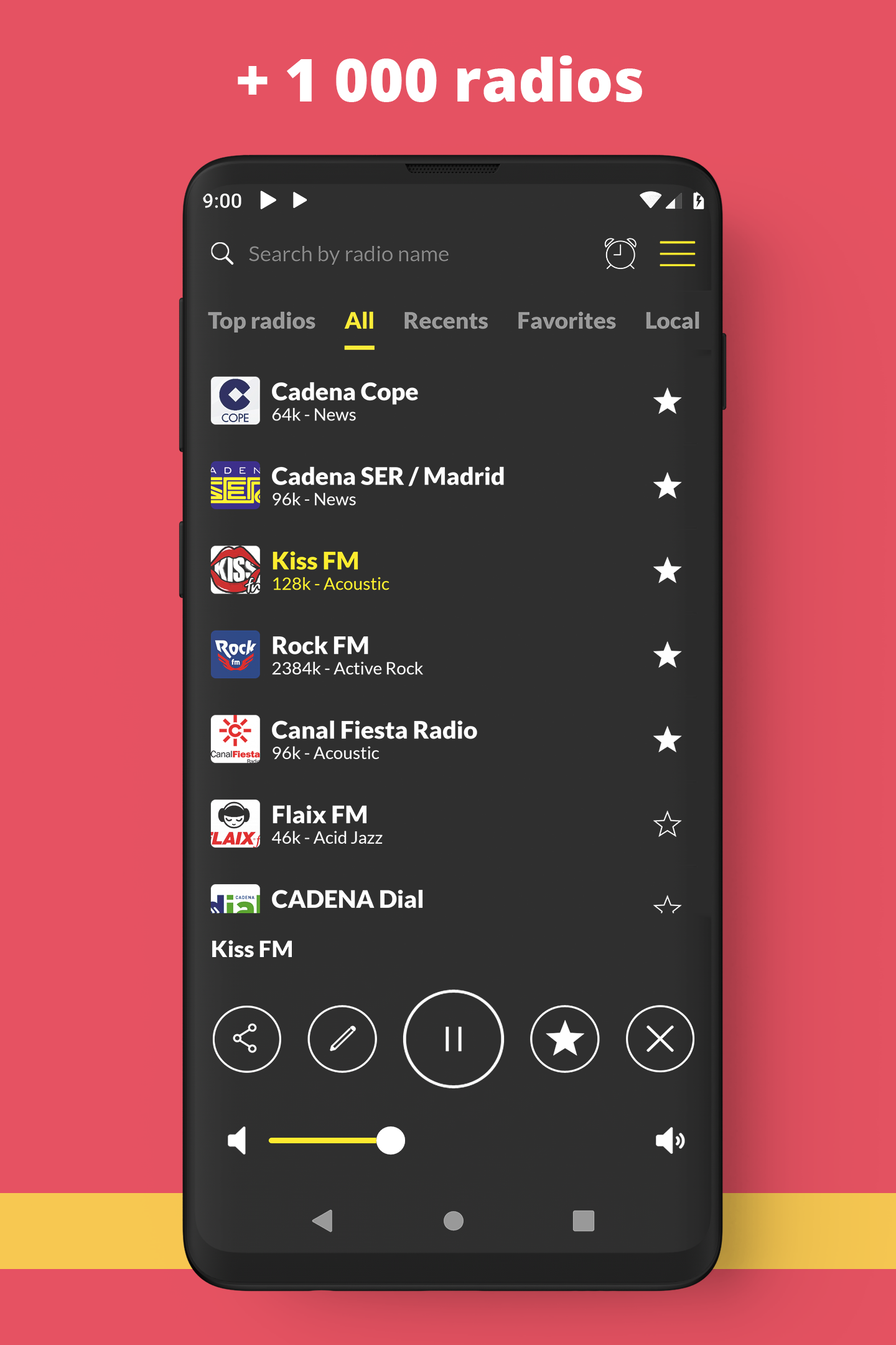 اسکرین شات 2 برنامه Live Spanish Radios