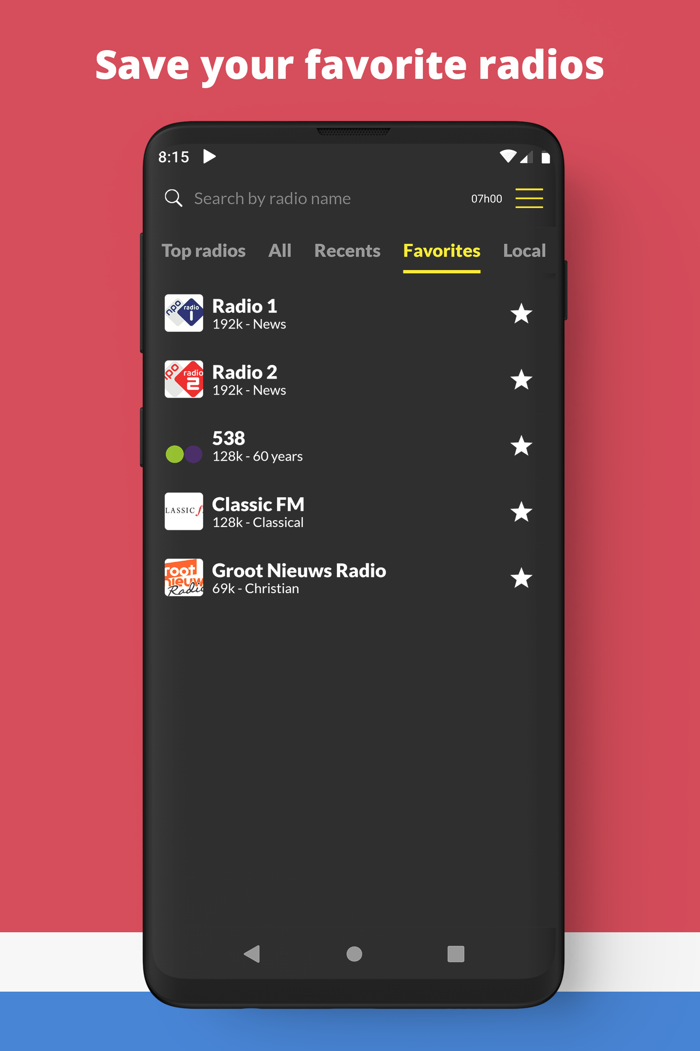 اسکرین شات 3 برنامه Radio Netherlands FM online