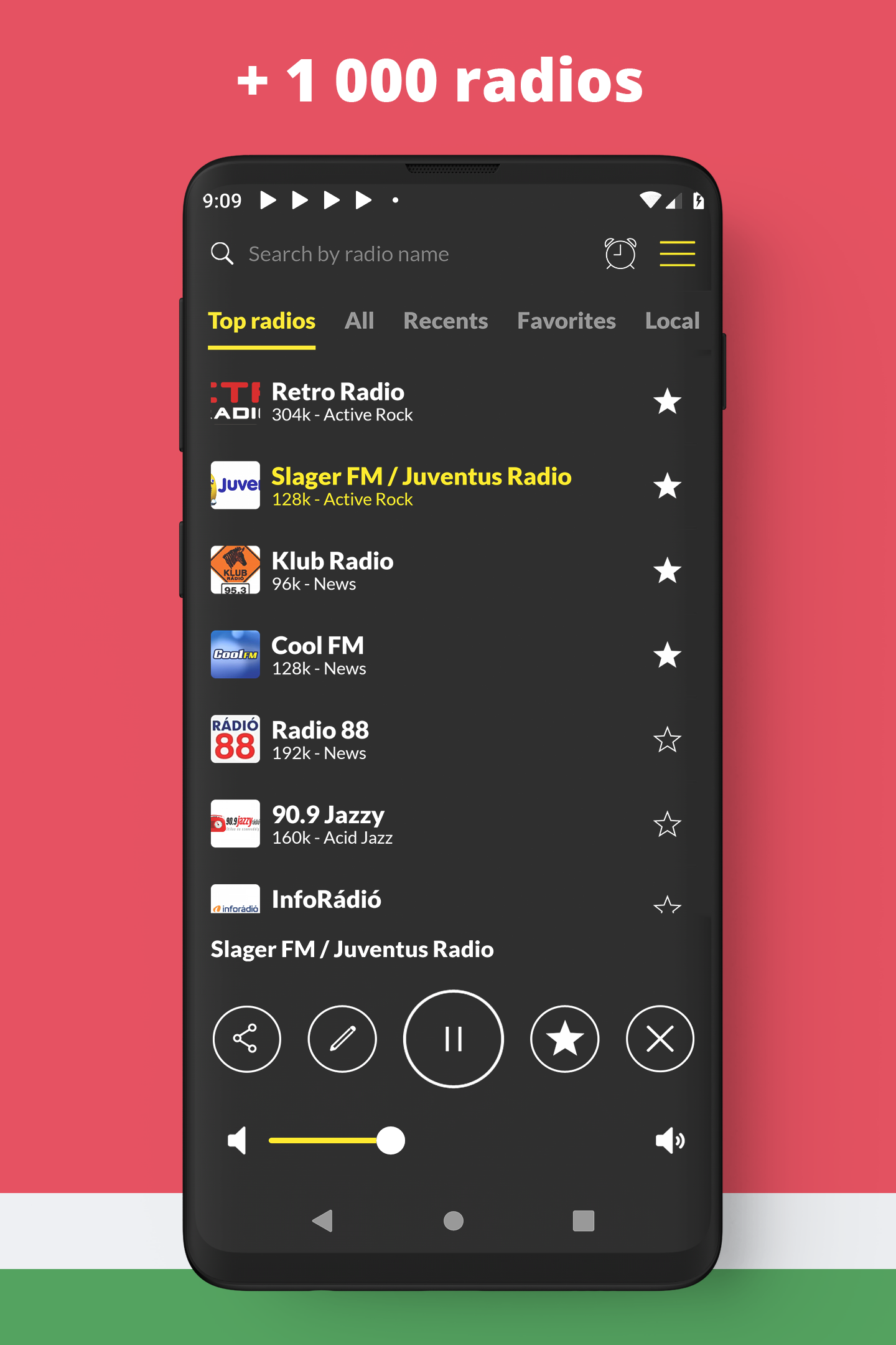 اسکرین شات 2 برنامه Radio Hungary FM online