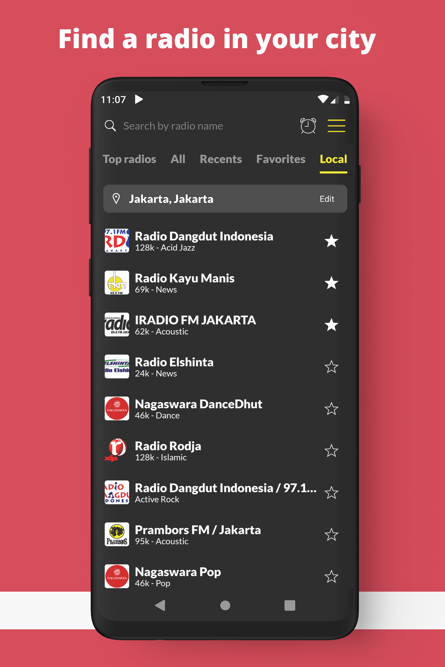 اسکرین شات 6 برنامه FM Radio Indonesia Online