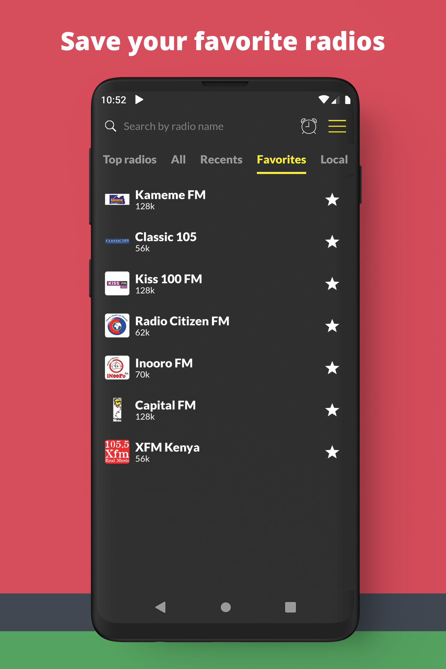 اسکرین شات 3 برنامه Radio Kenya: Radio FM Online