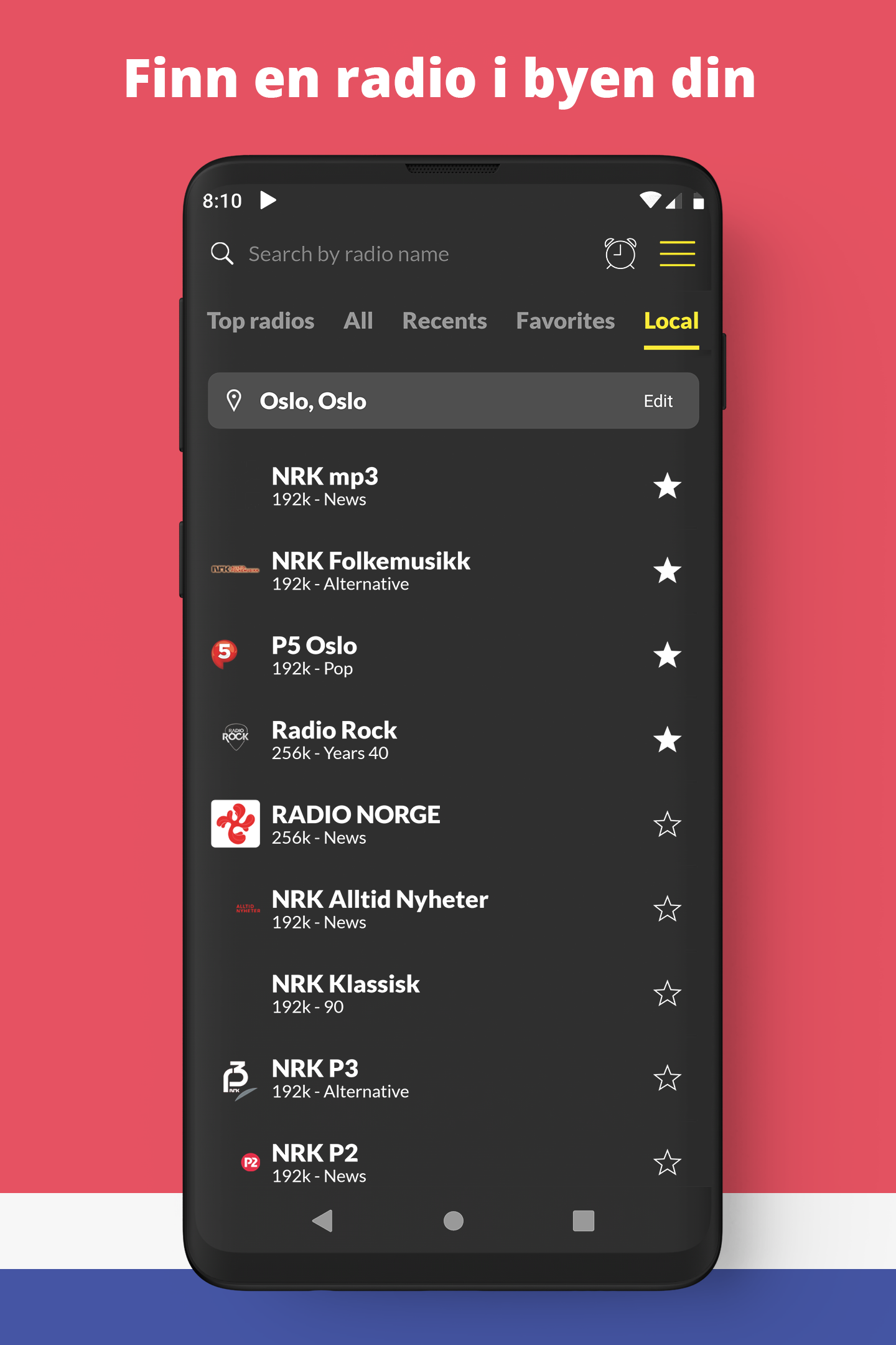 اسکرین شات 5 برنامه Radio Norway FM Online