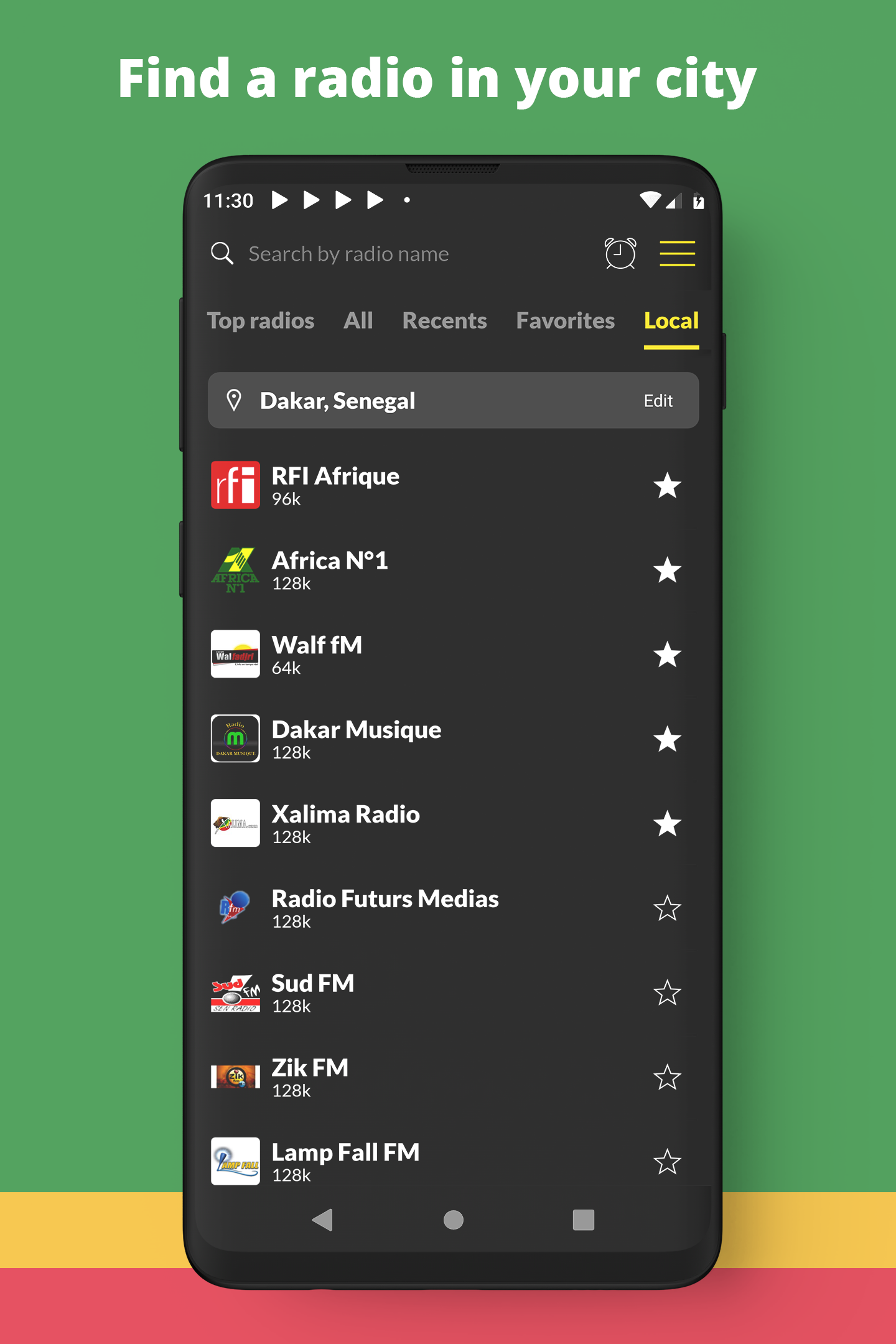 اسکرین شات 6 برنامه Radio Senegal: FM online
