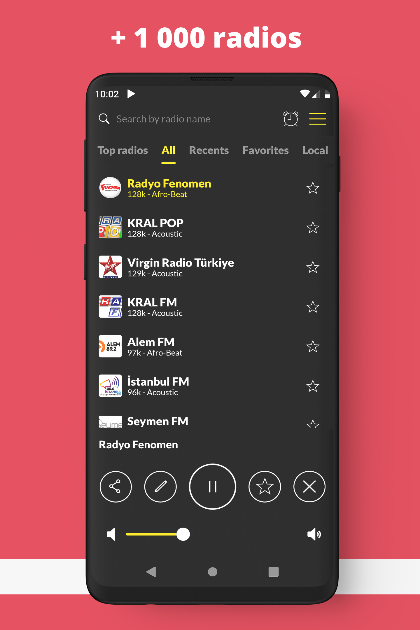 اسکرین شات 2 برنامه Radio Turkey FM online