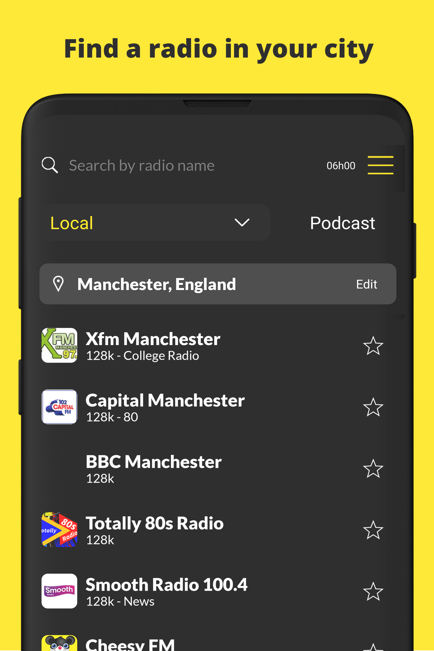 اسکرین شات 5 برنامه Radio UK: Online FM Radio