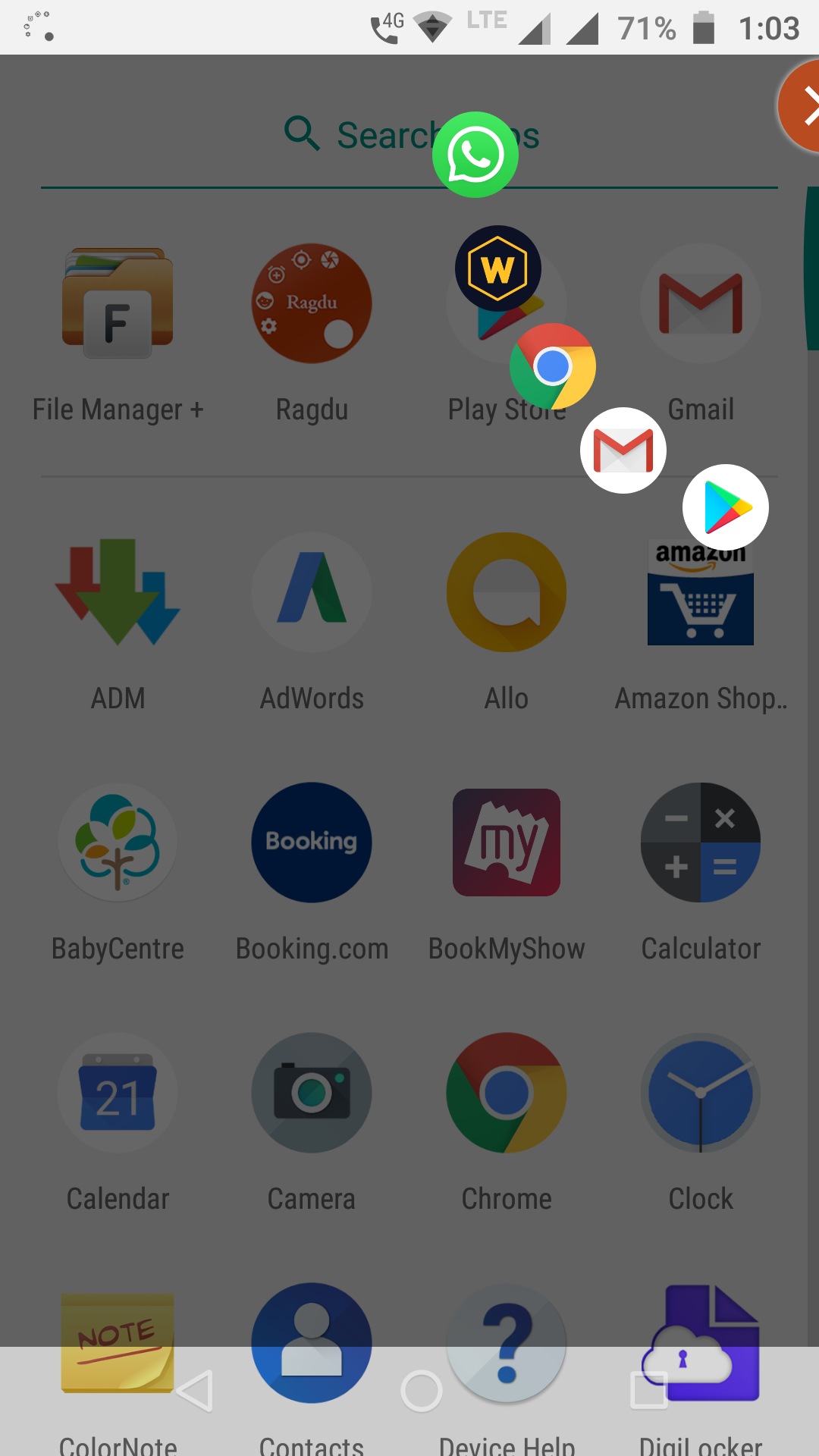 اسکرین شات 2 برنامه App Switcher - Ragdu