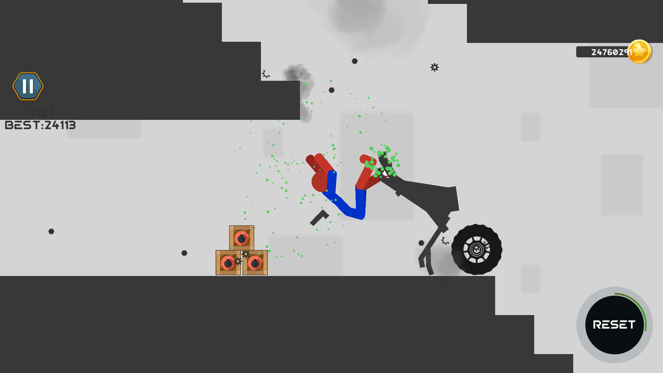اسکرین شات 7 بازی Stickman Dismount Ragdoll Game